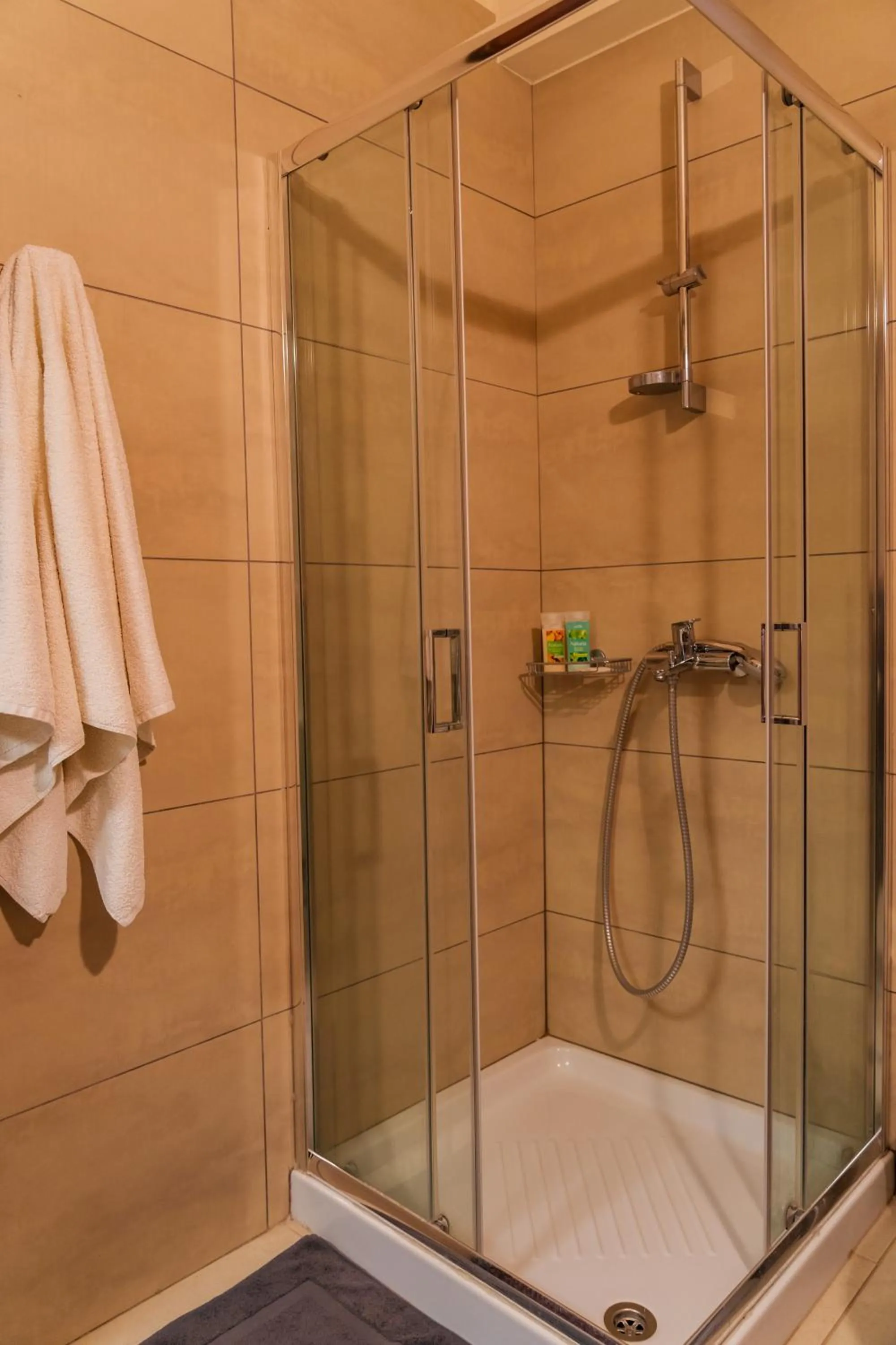 Shower in Athenian Central Apartments