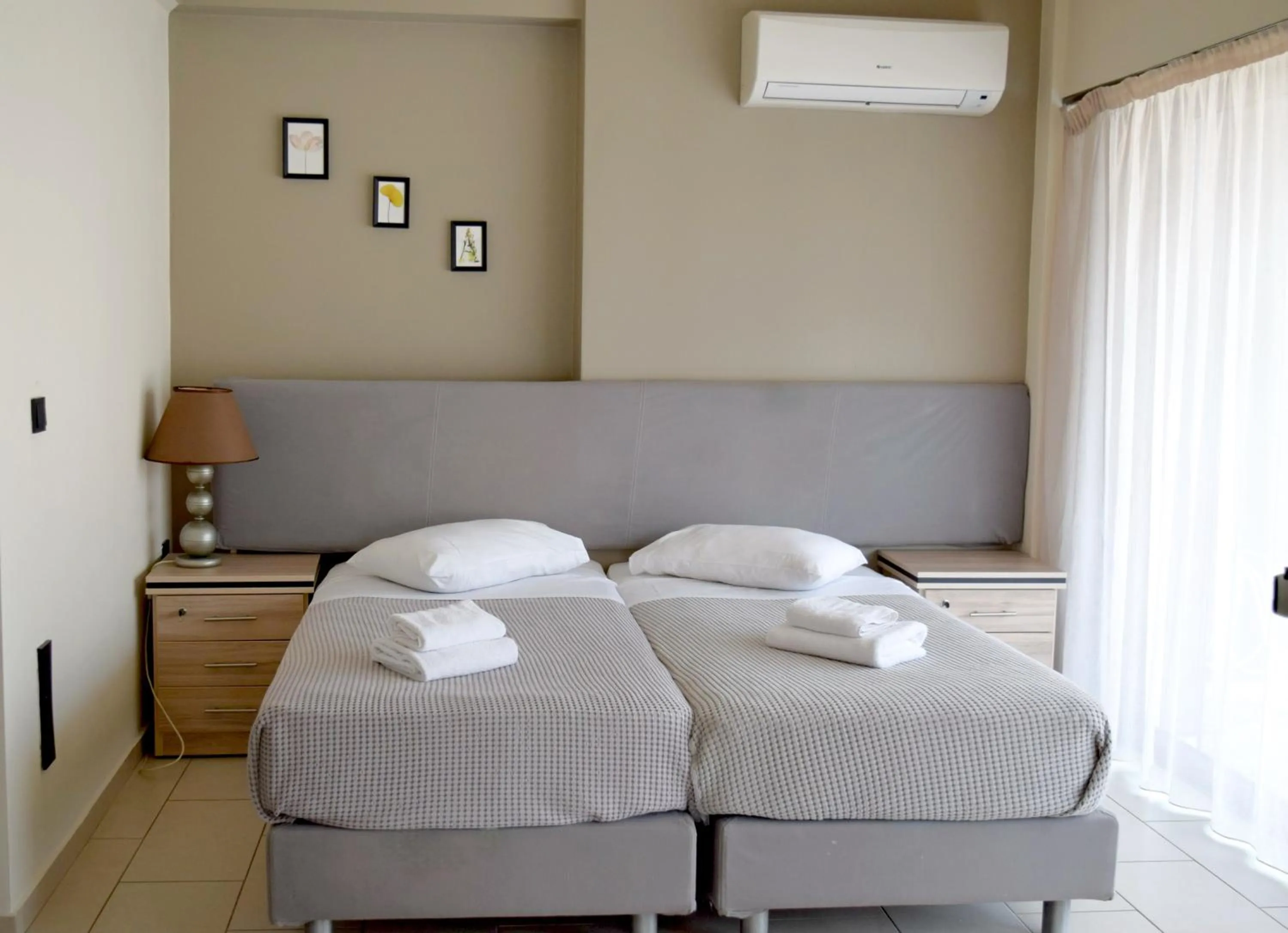 Bedroom in Athenian Central Apartments