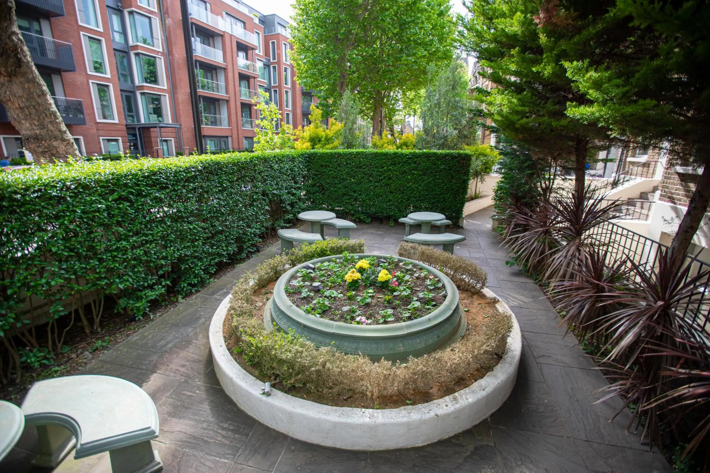 Garden view in W6 Hotel