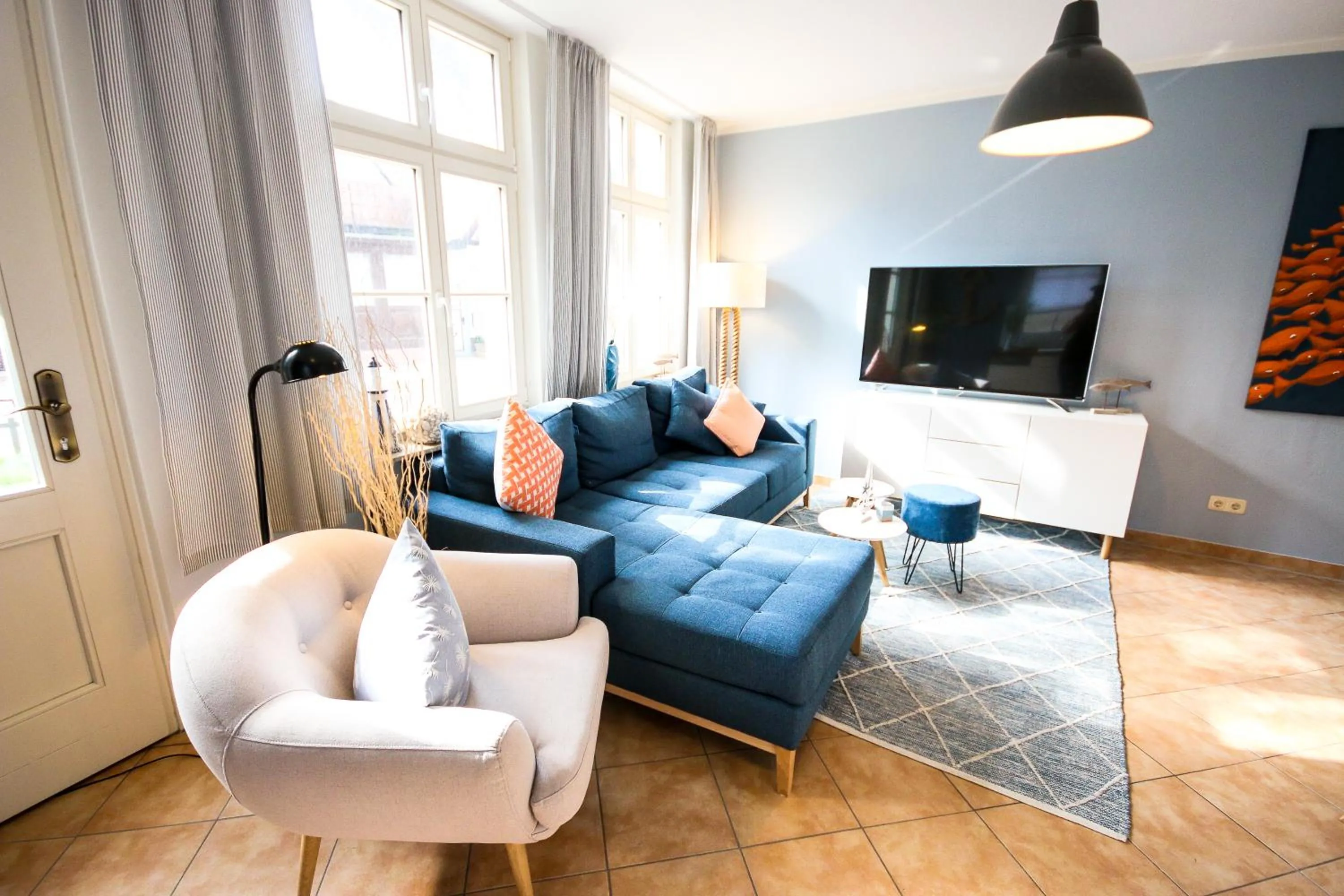 Living room in Apartment in der Alexandrinenstrasse
