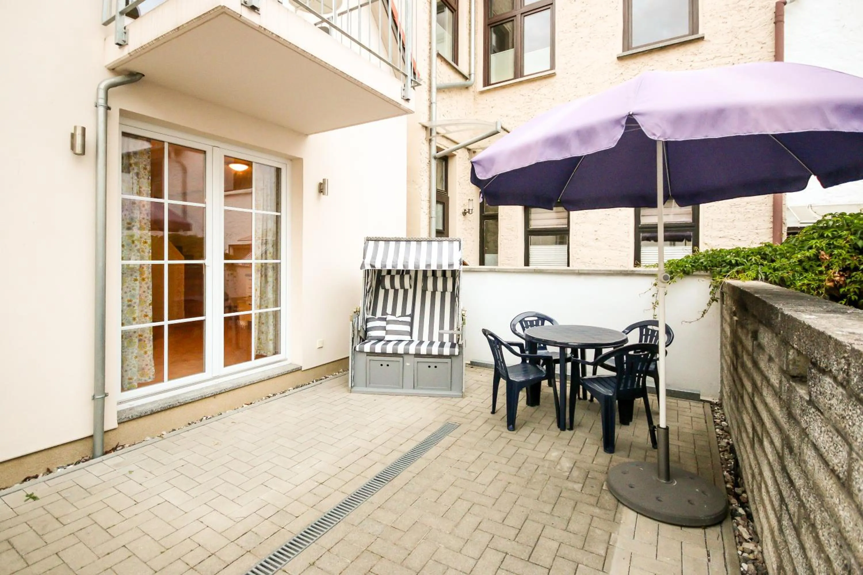 Patio in Apartment in der Alexandrinenstrasse