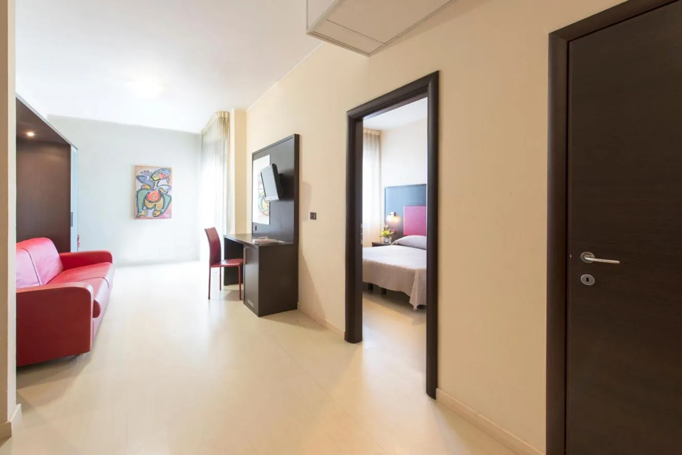 Bed in Grand Hotel Adriatico