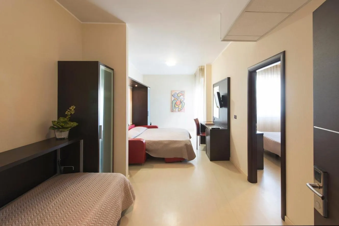 Bed in Grand Hotel Adriatico