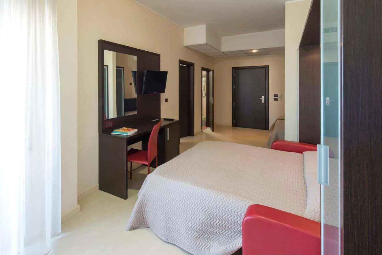 Bed in Grand Hotel Adriatico