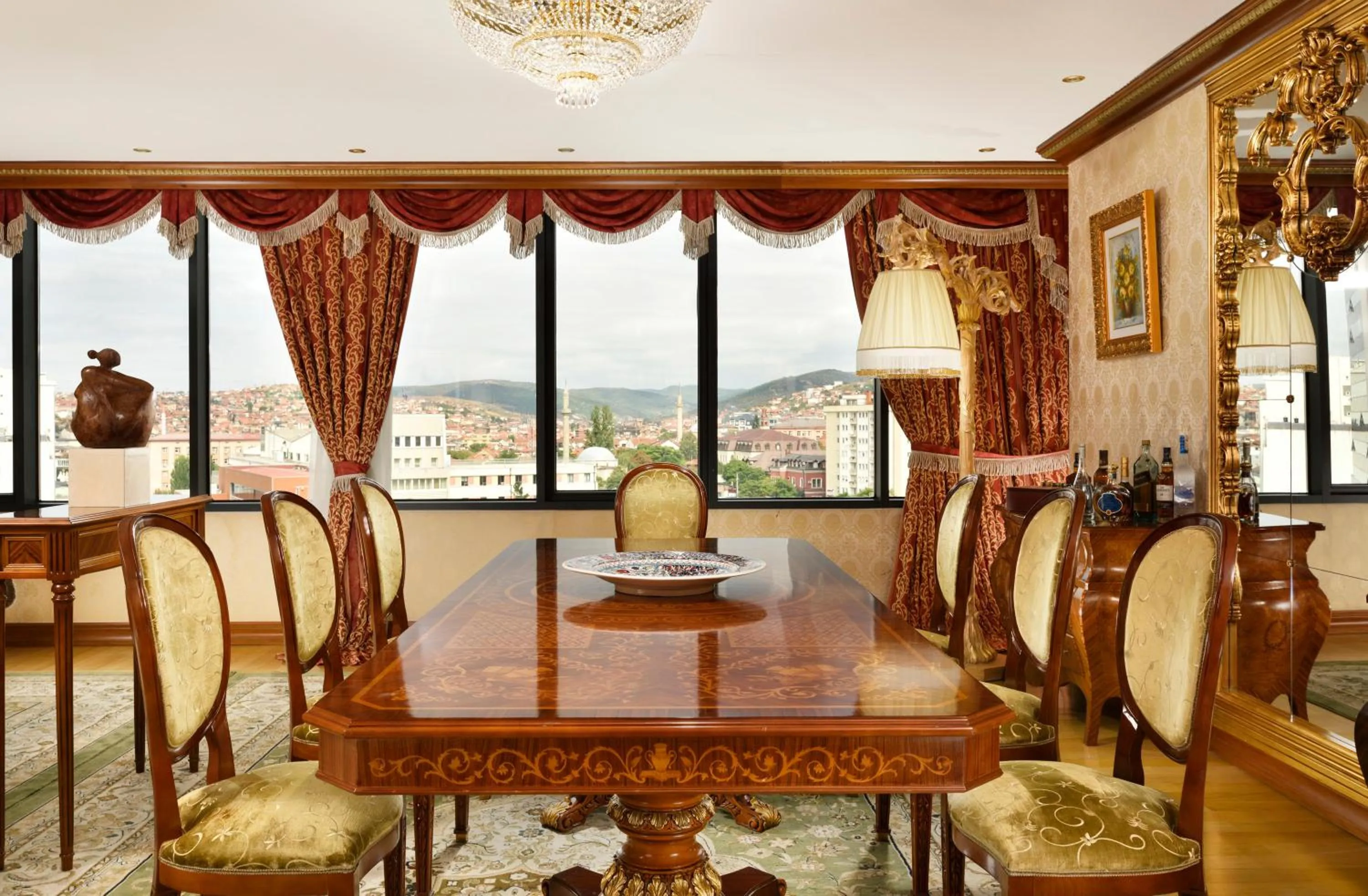 Dining area in Swiss Diamond Hotel Prishtina