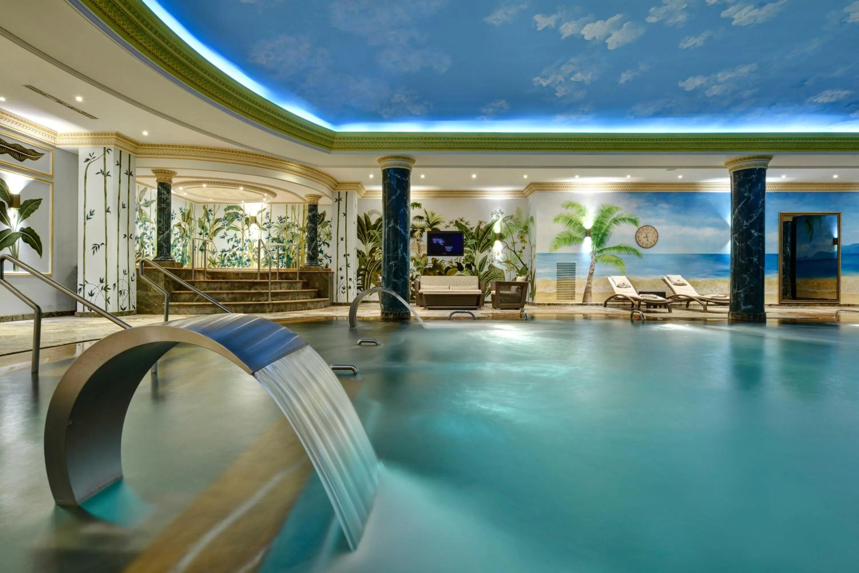 Swimming pool in Swiss Diamond Hotel Prishtina