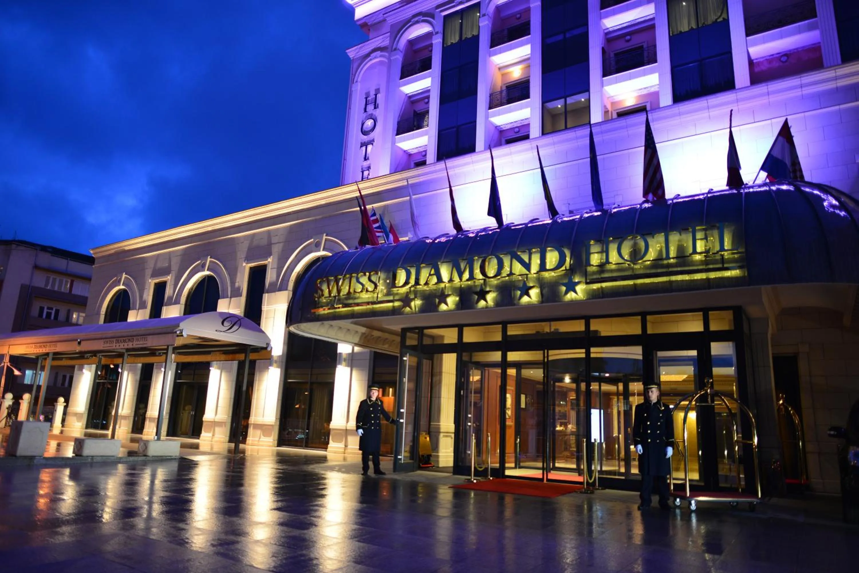 Facade/entrance in Swiss Diamond Hotel Prishtina