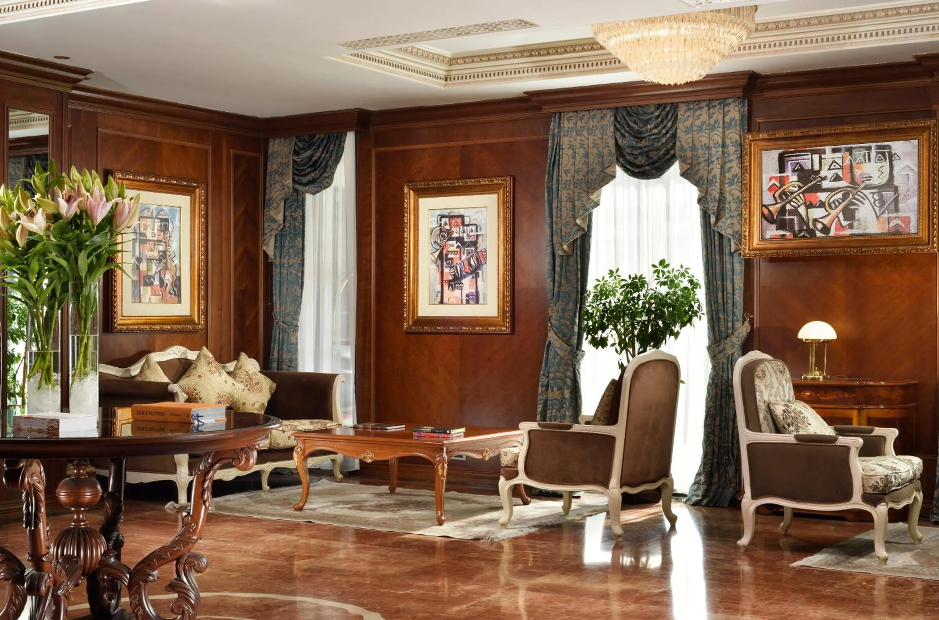 Seating area in Swiss Diamond Hotel Prishtina