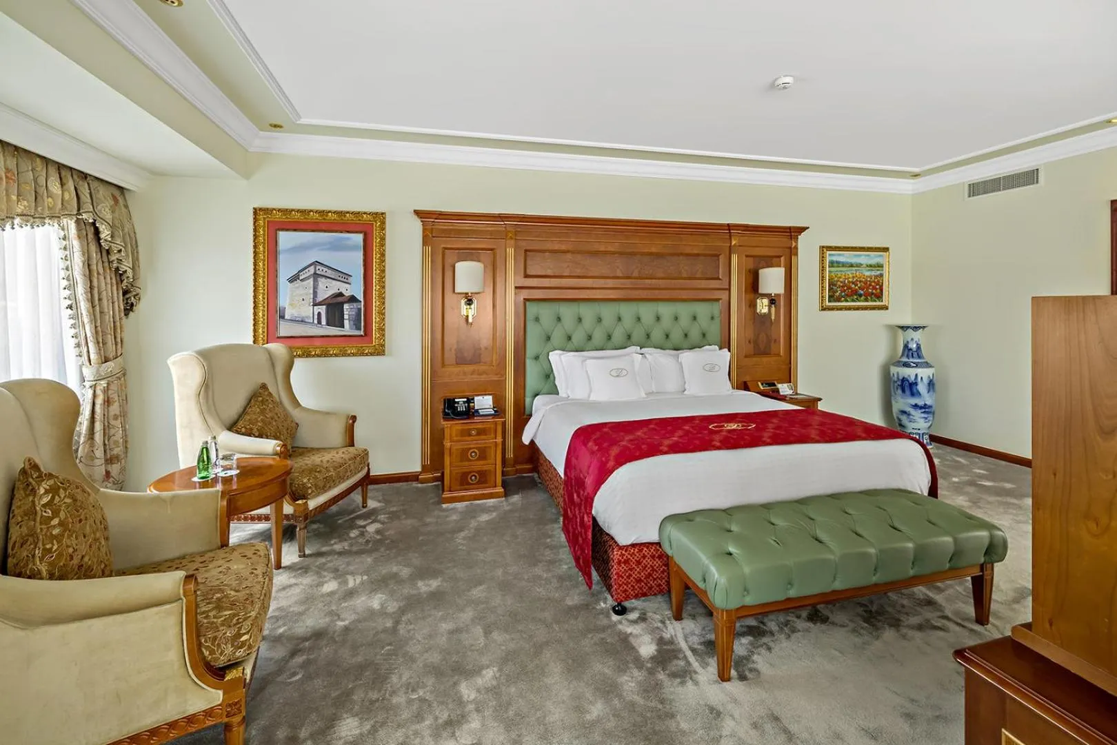 Bedroom, Bed in Swiss Diamond Hotel Prishtina