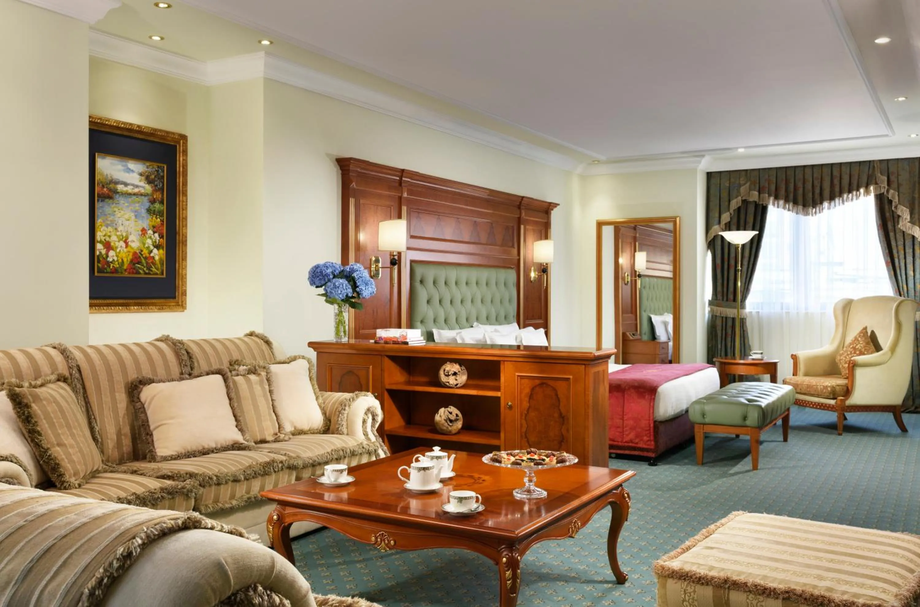 Living room in Swiss Diamond Hotel Prishtina