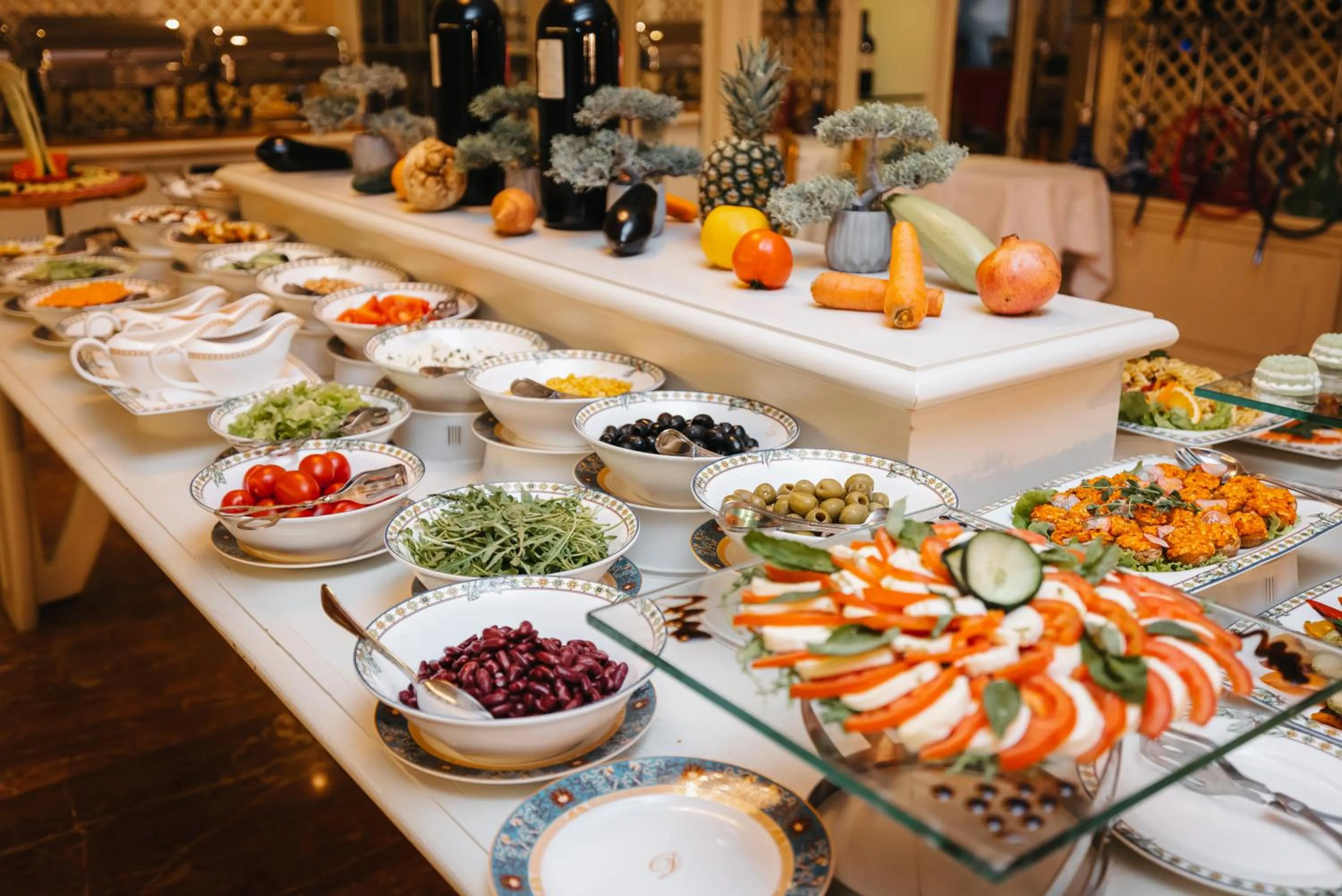 Buffet breakfast in Swiss Diamond Hotel Prishtina