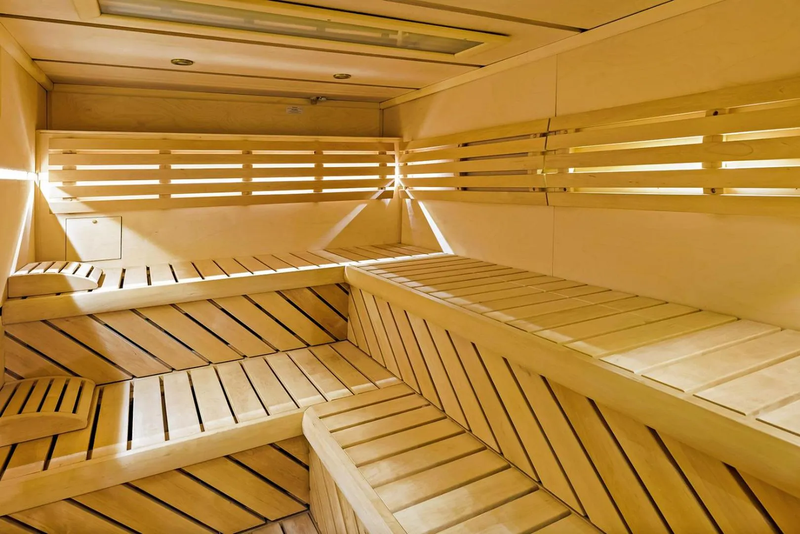 Sauna in Swiss Diamond Hotel Prishtina