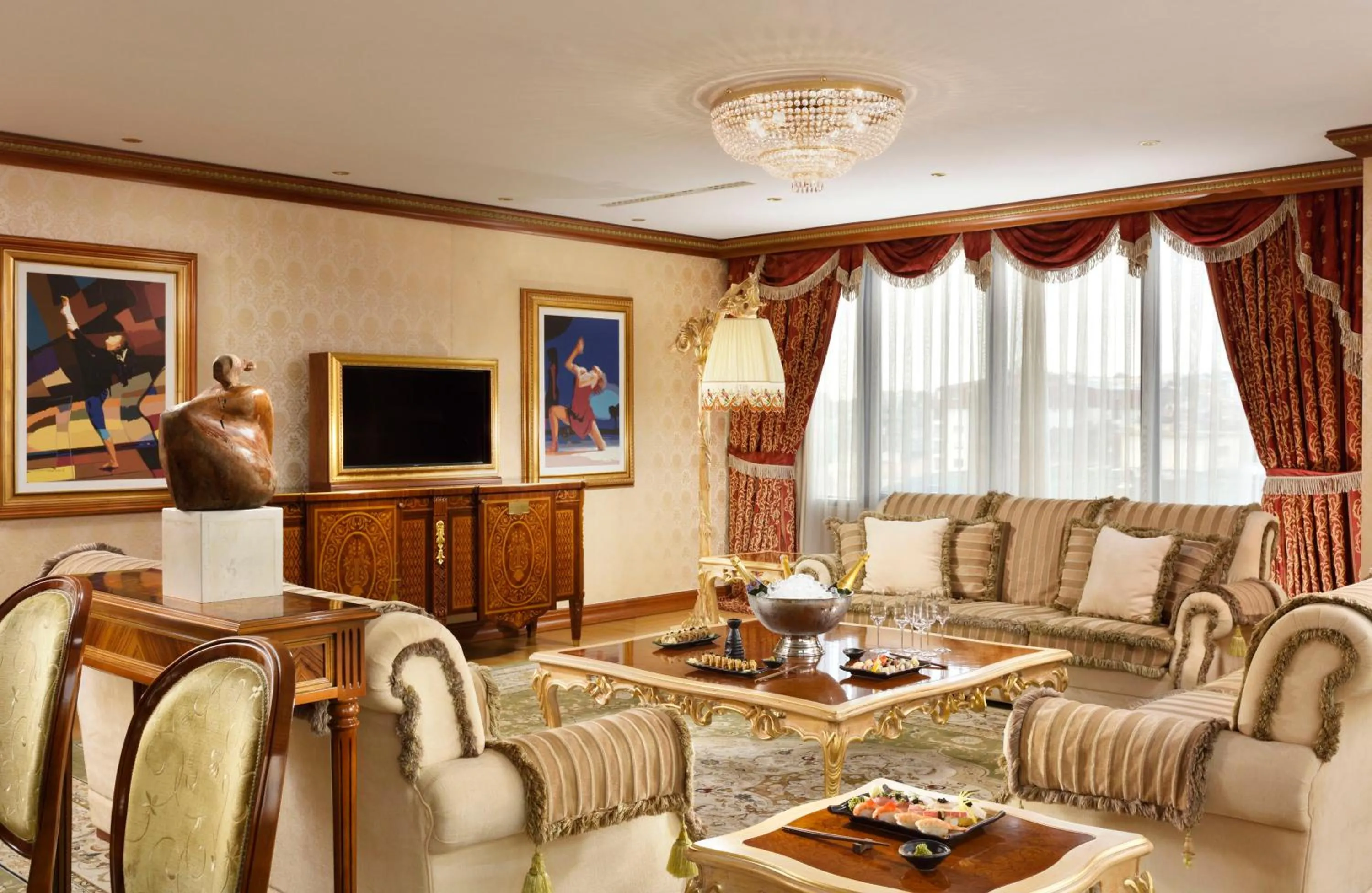 Living room in Swiss Diamond Hotel Prishtina