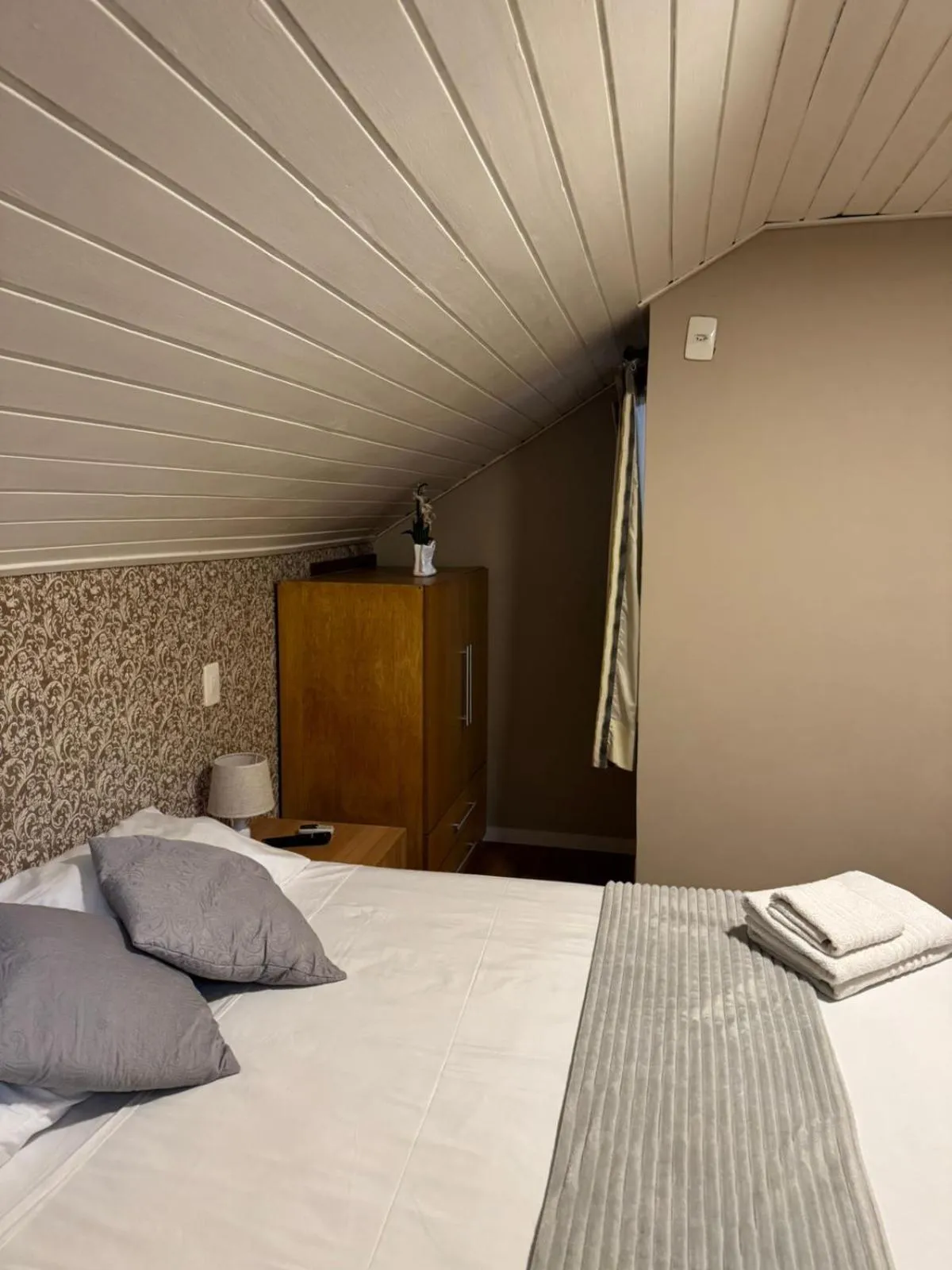 Bed in Pousada Crystal Palace