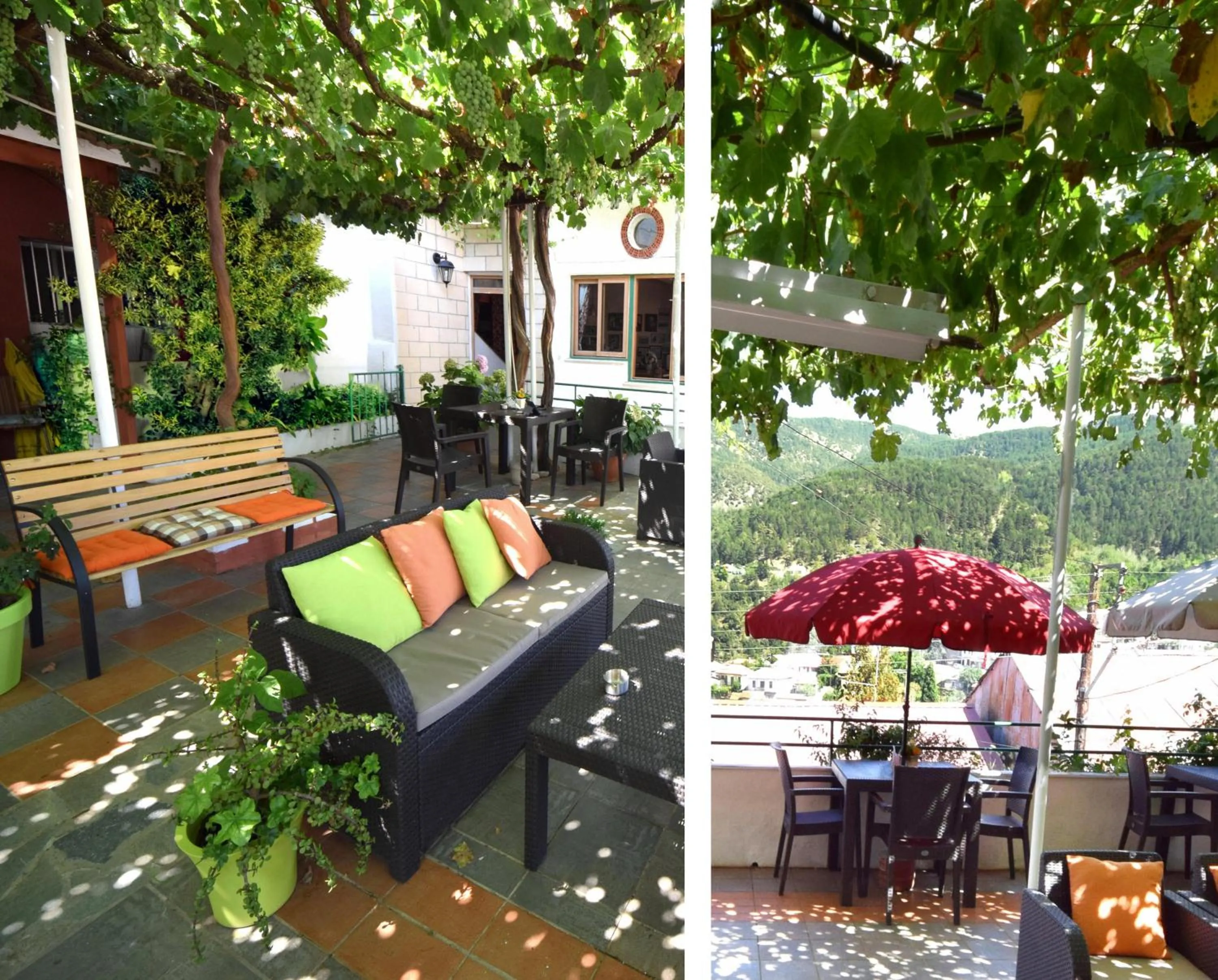 Patio in Christys Palace Hotel