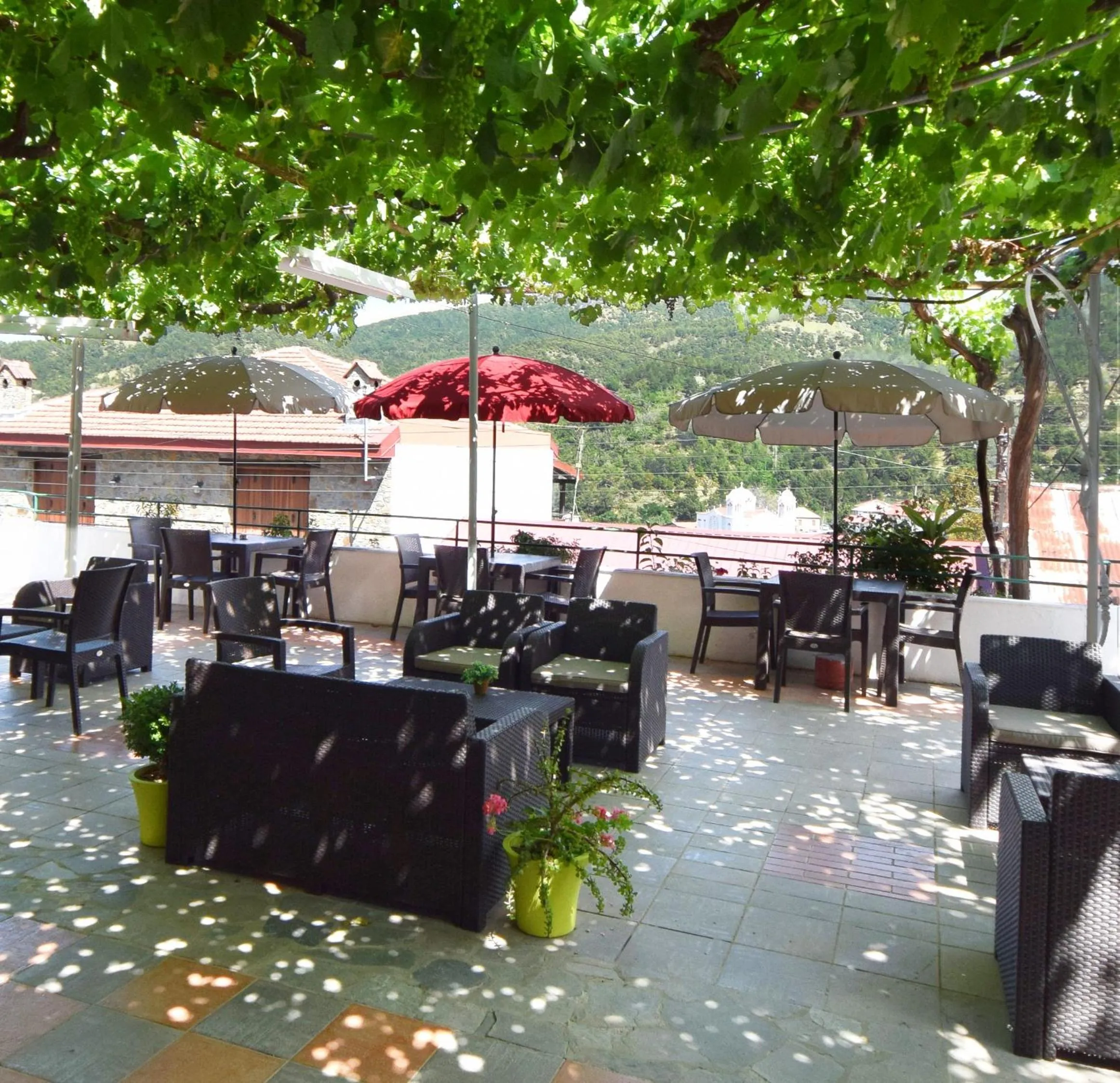 Garden view in Christys Palace Hotel