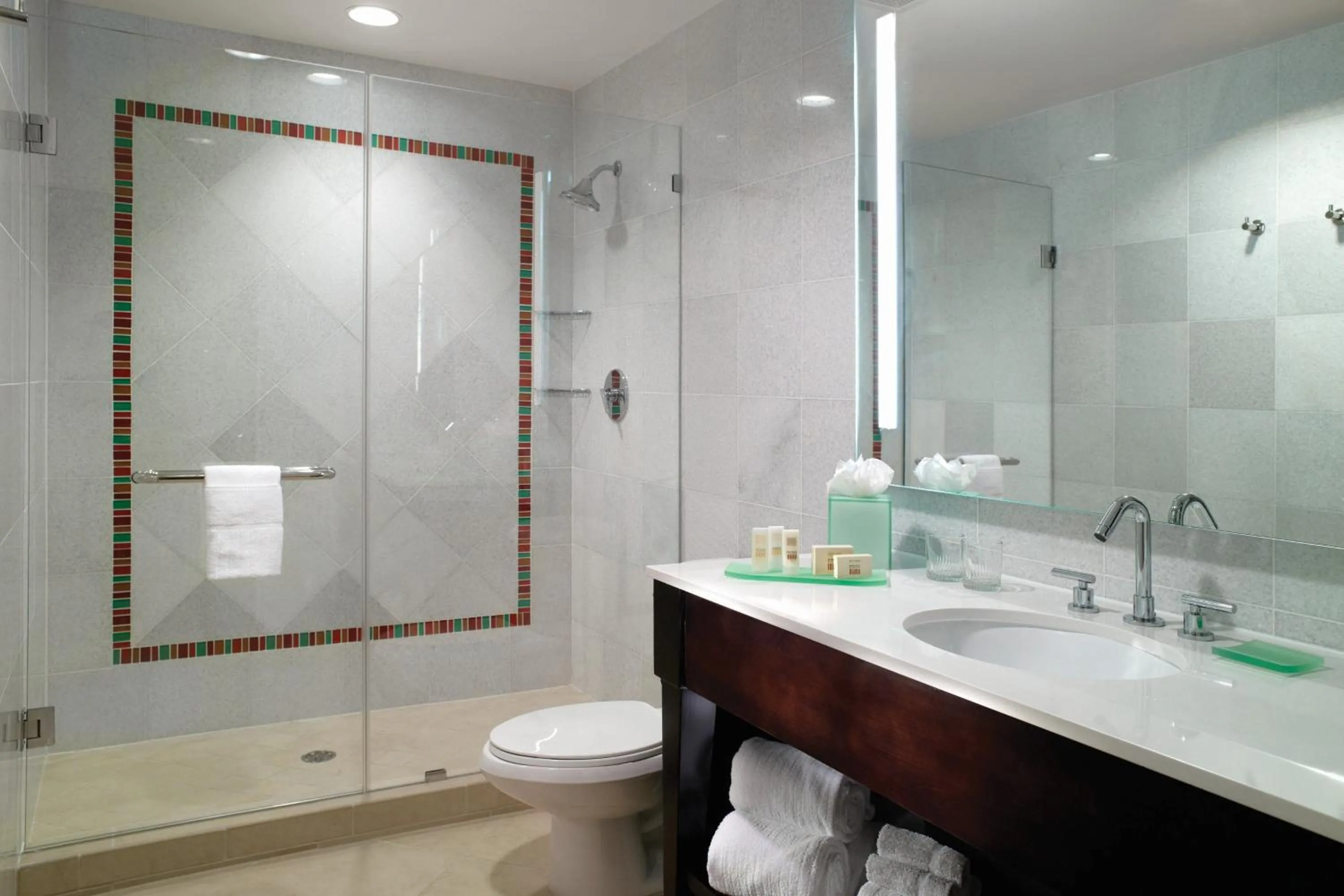 Bathroom in Courtyard by Marriott Atlanta Downtown