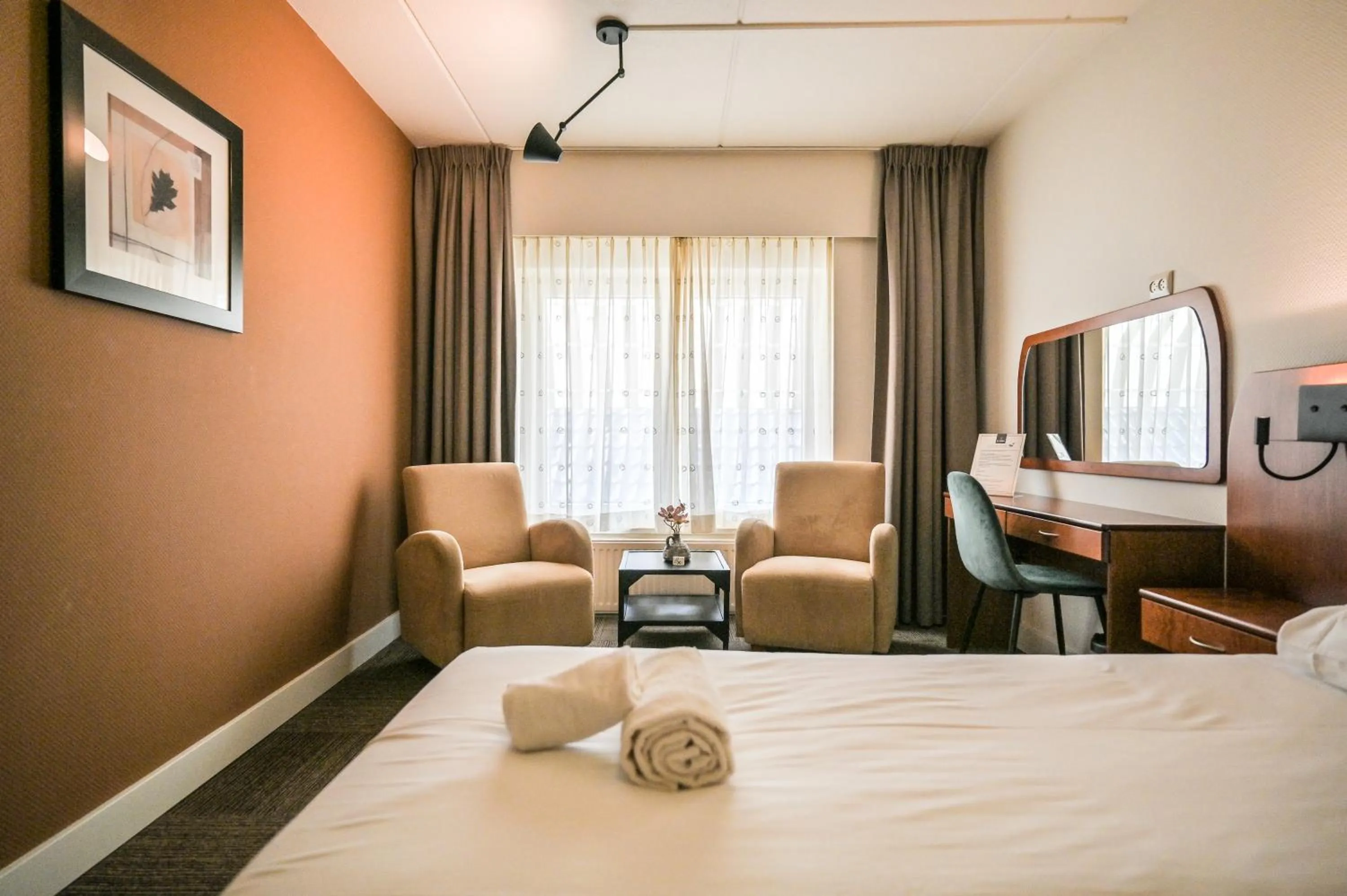 Bed in De Stobbe hotel & suites
