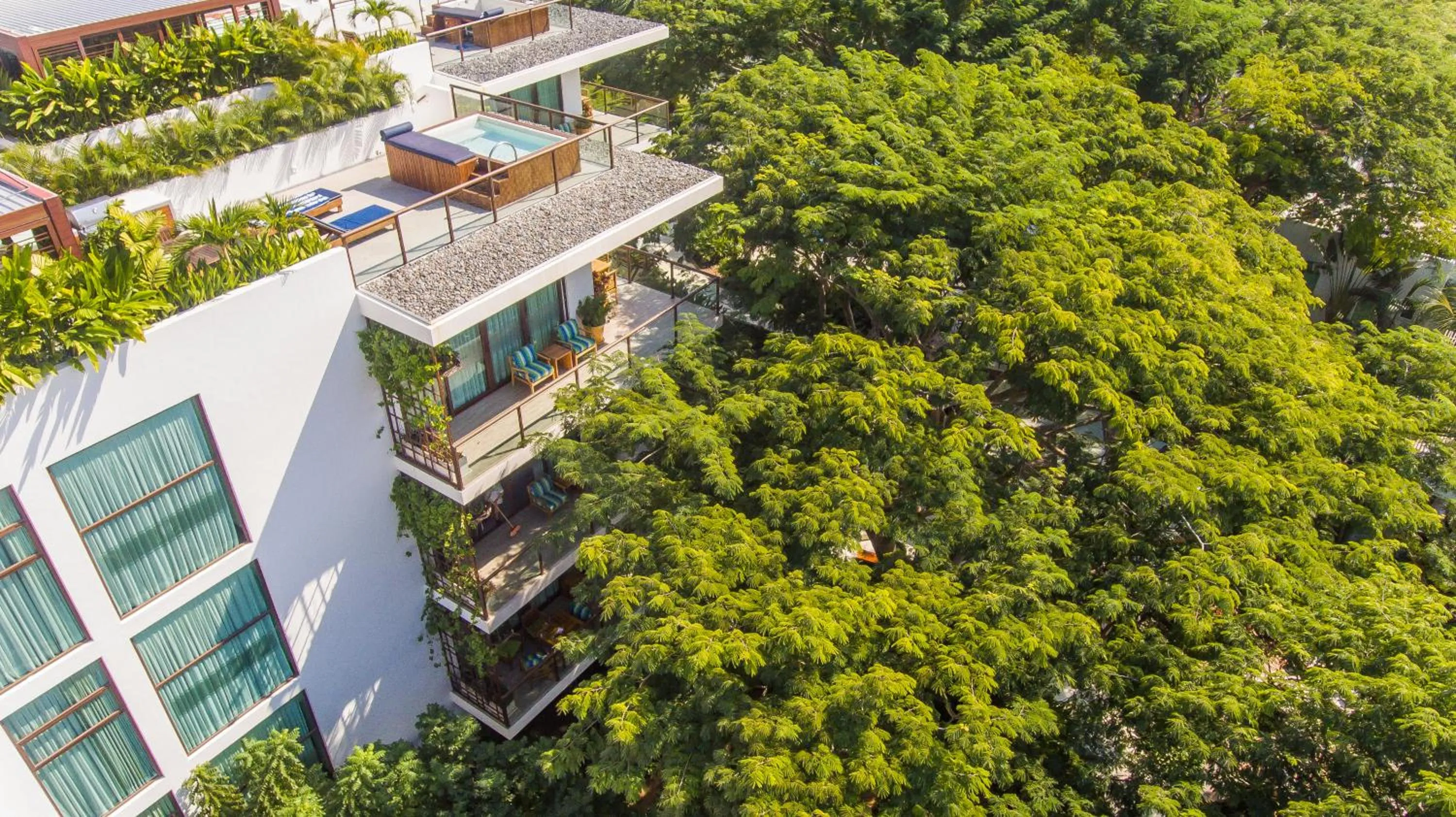 Bird's eye view in Kovay Gardens