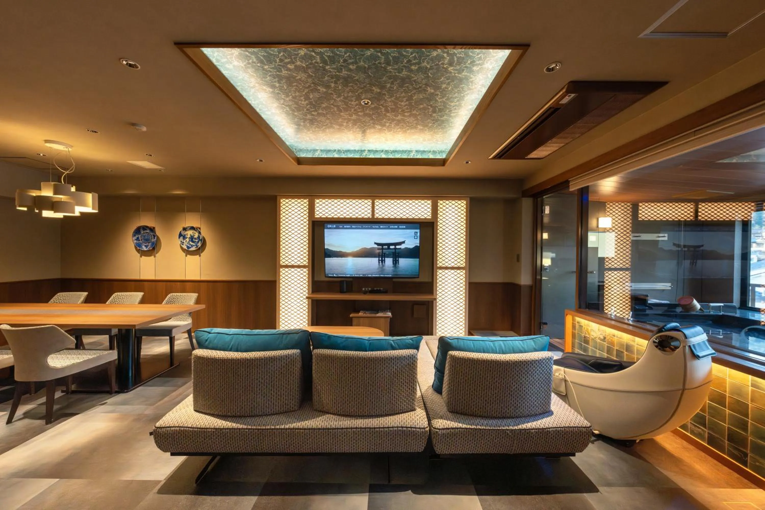 Photo of the whole room in Kinsuikan