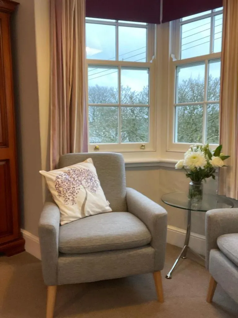 Seating area in The Spinney