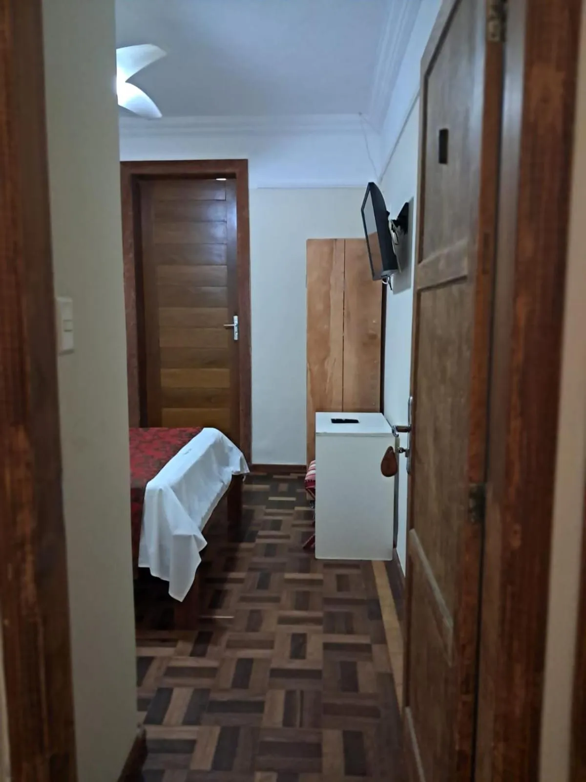 Bed in Hotel Pousada Acácia da Barra