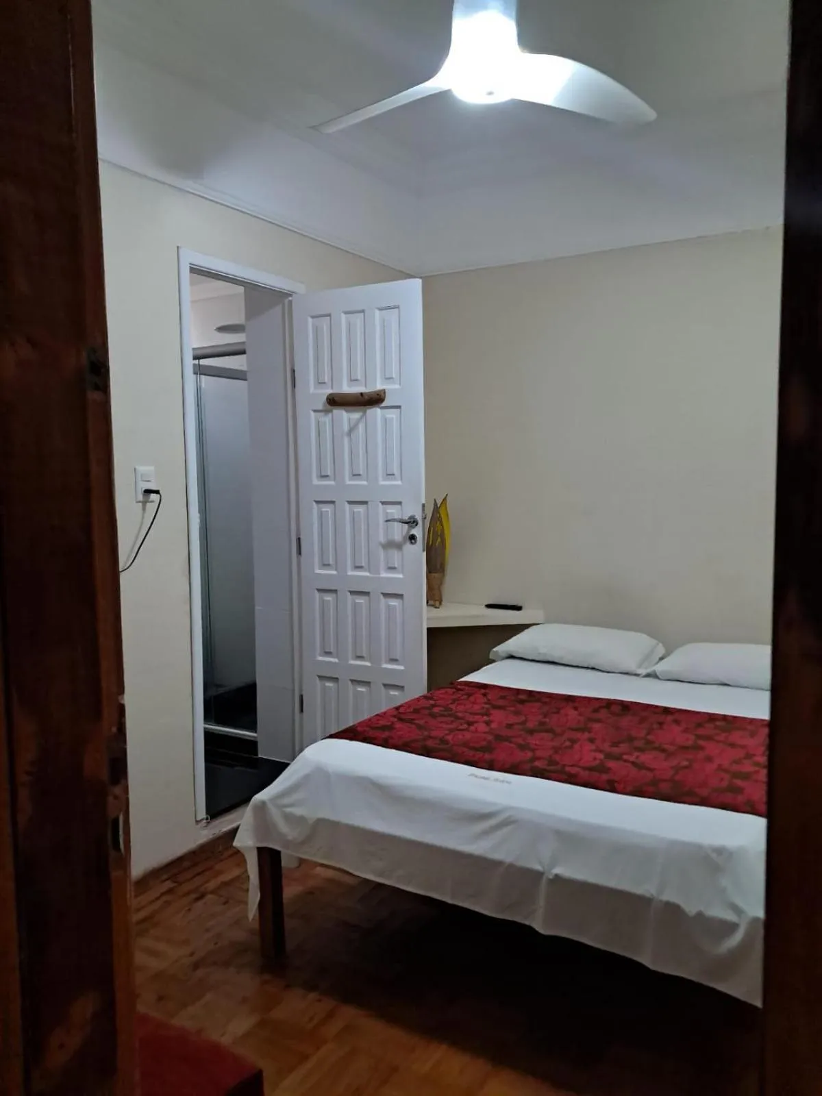 Bed in Hotel Pousada Acácia da Barra