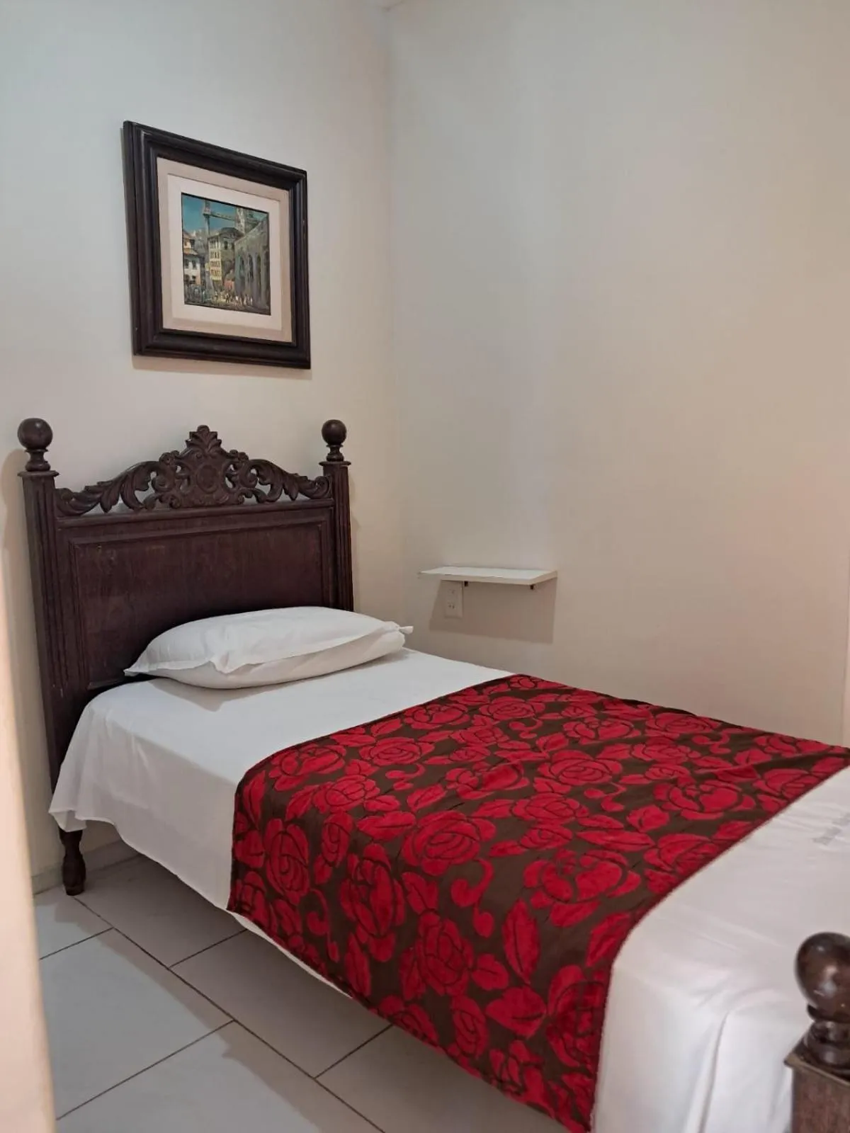 Bed in Hotel Pousada Acácia da Barra