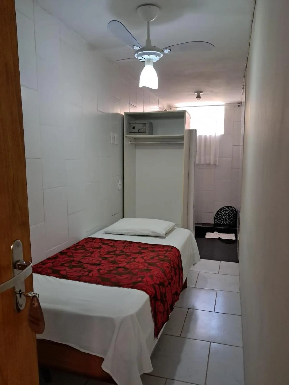 View (from property/room), Bed in Hotel Pousada Acácia da Barra