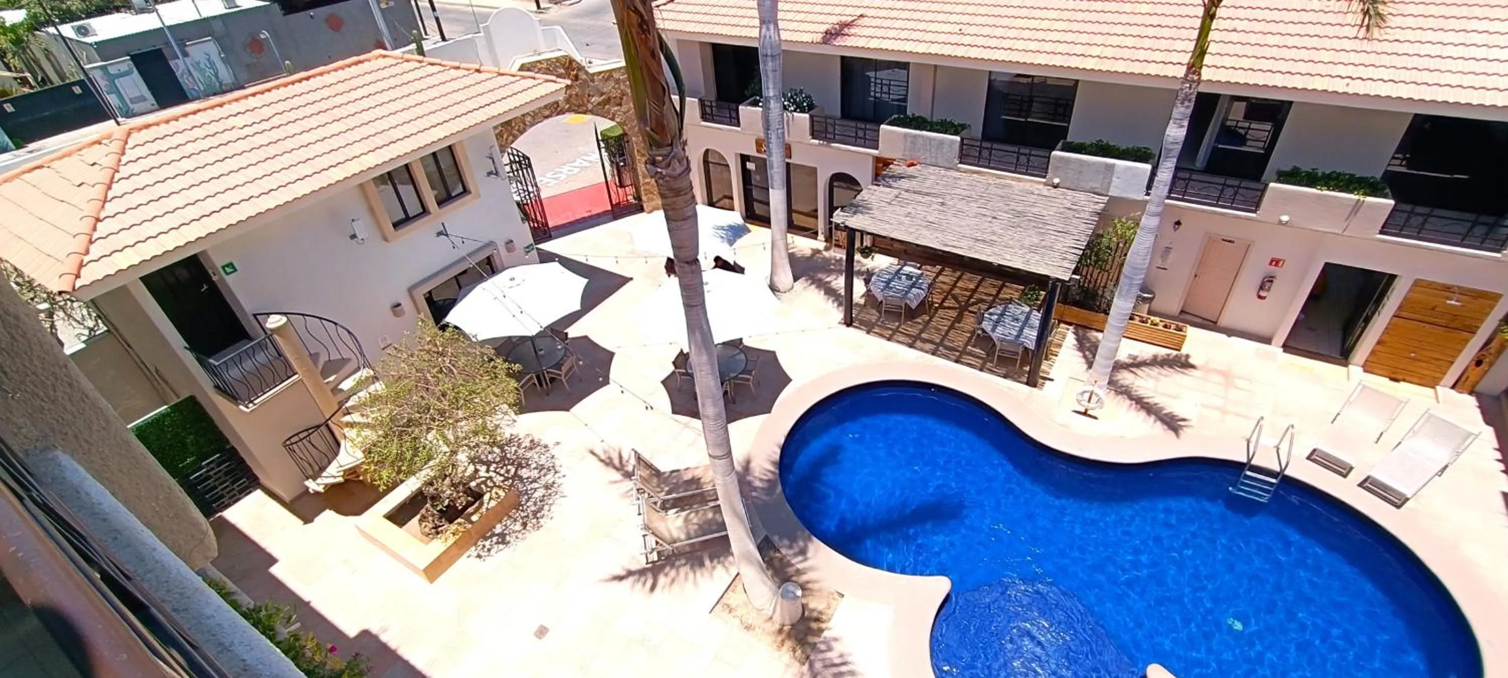 Patio in Hotel Santa Fe Los Cabos by Villa Group