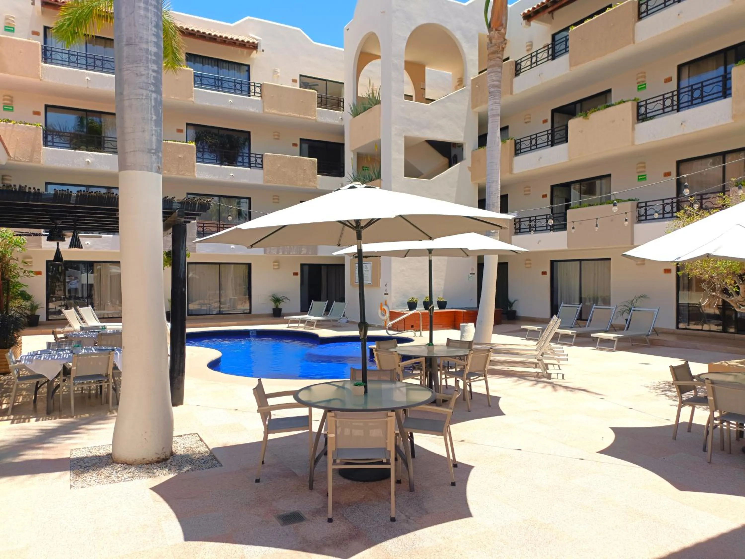 Patio in Hotel Santa Fe Los Cabos by Villa Group