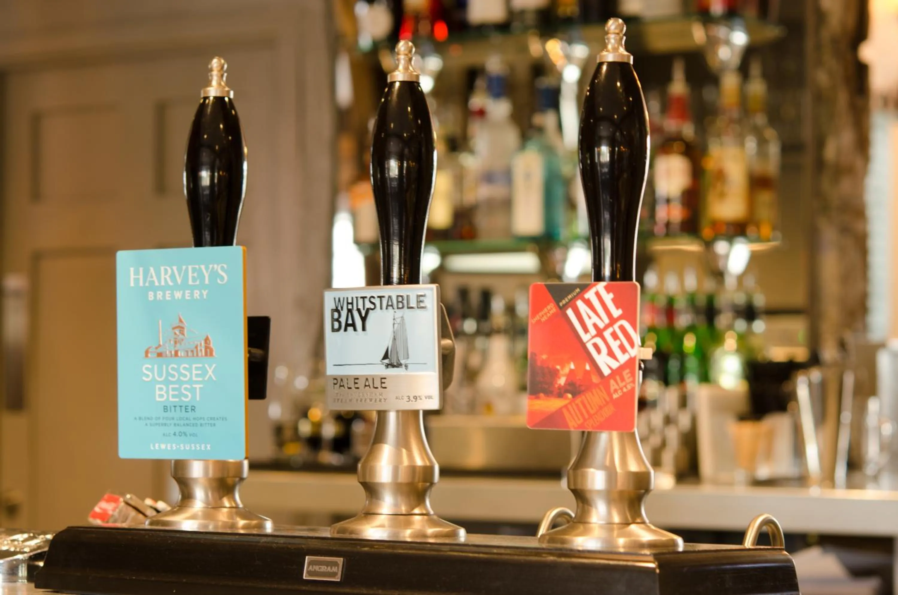 Alcoholic drinks in The Dog At Wingham