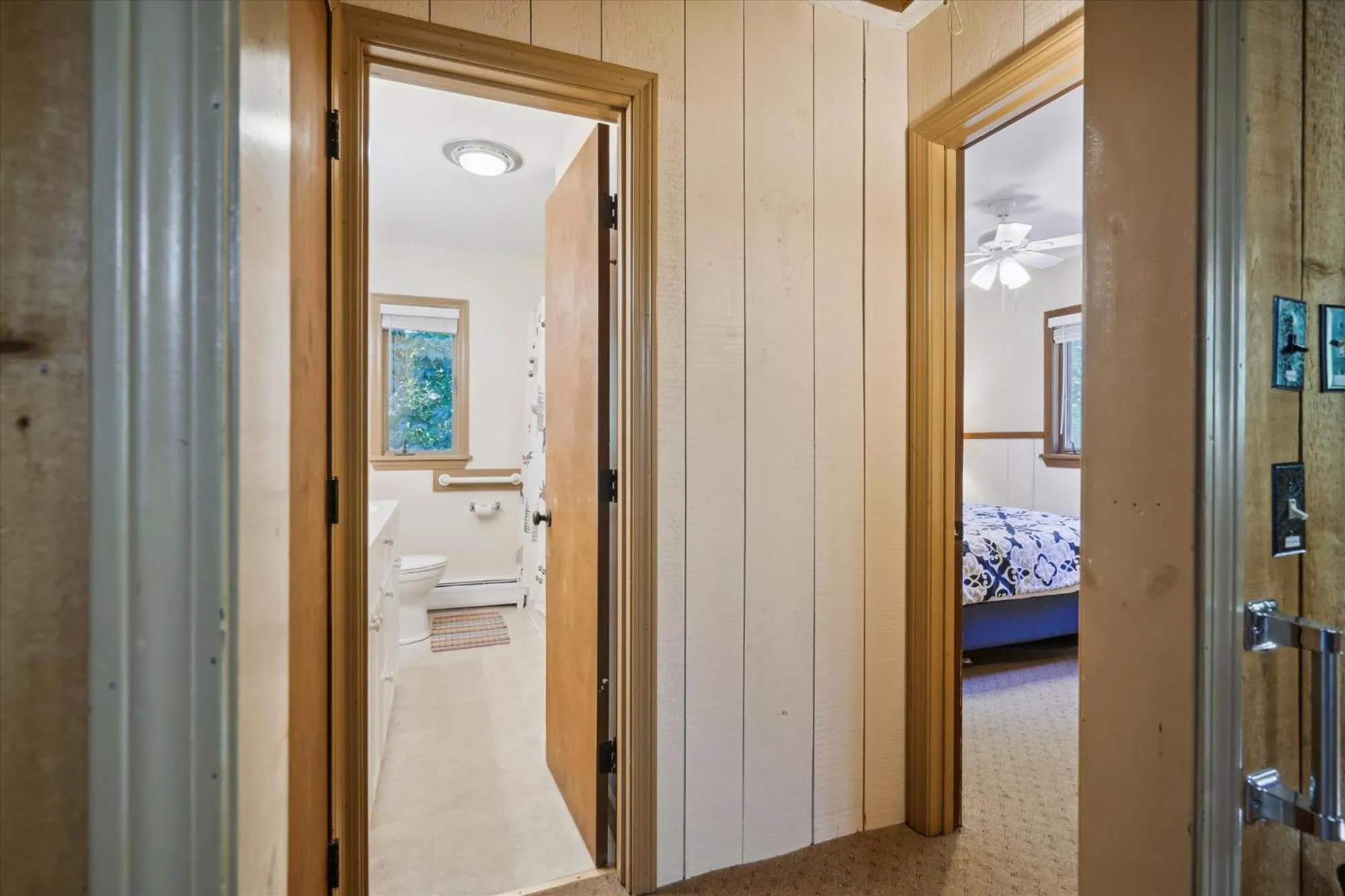 Bathroom, Bed in 4-Bedroom Townhouse with Sauna Snow Flake