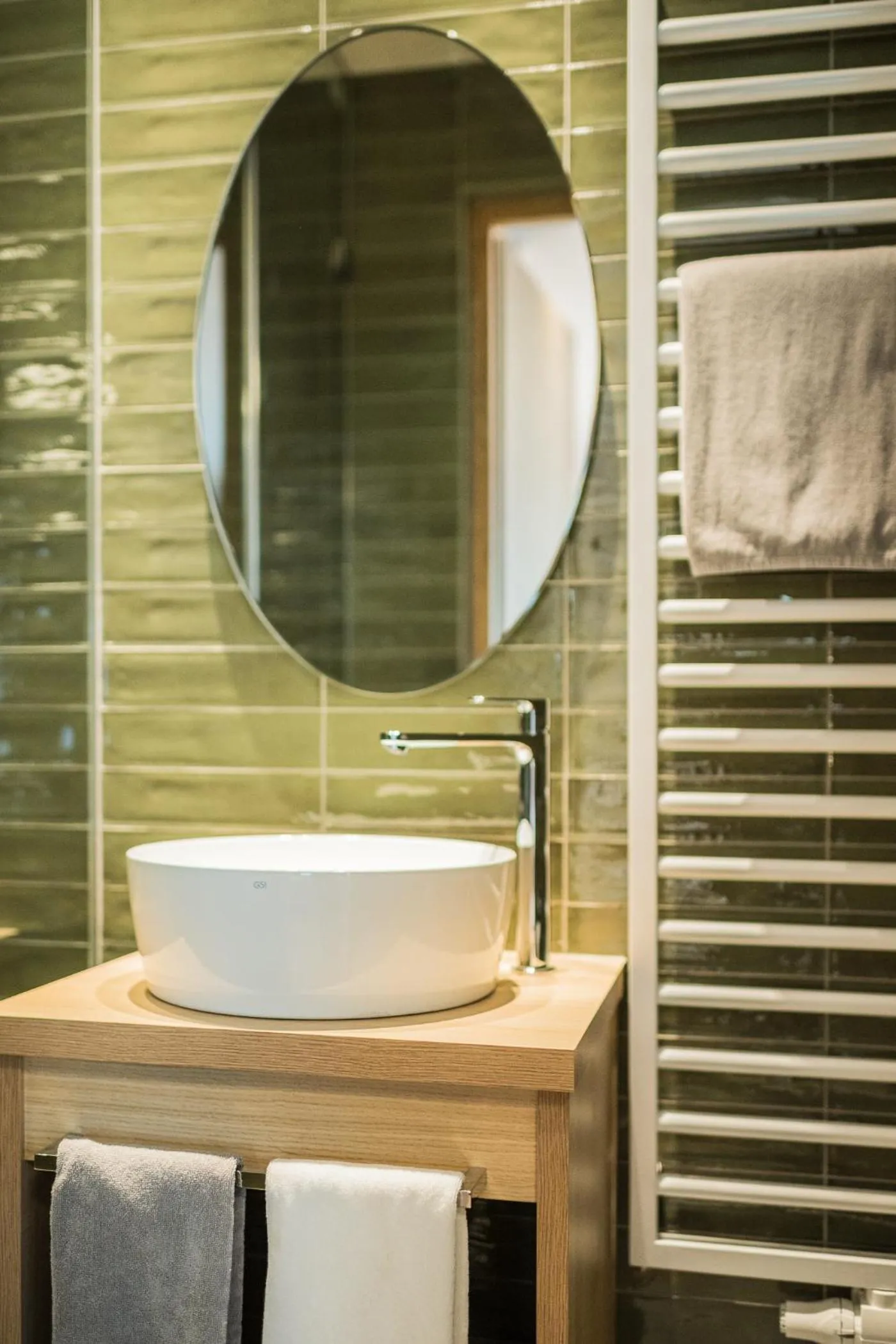 Bathroom in Gasthof Albergo Dolomiten