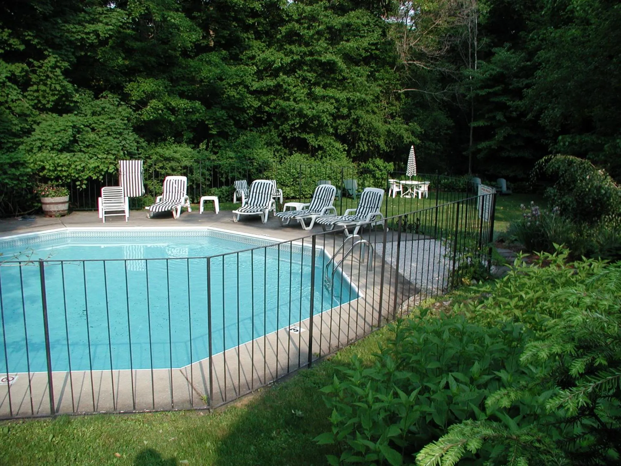 Swimming pool in Brook Farm Inn