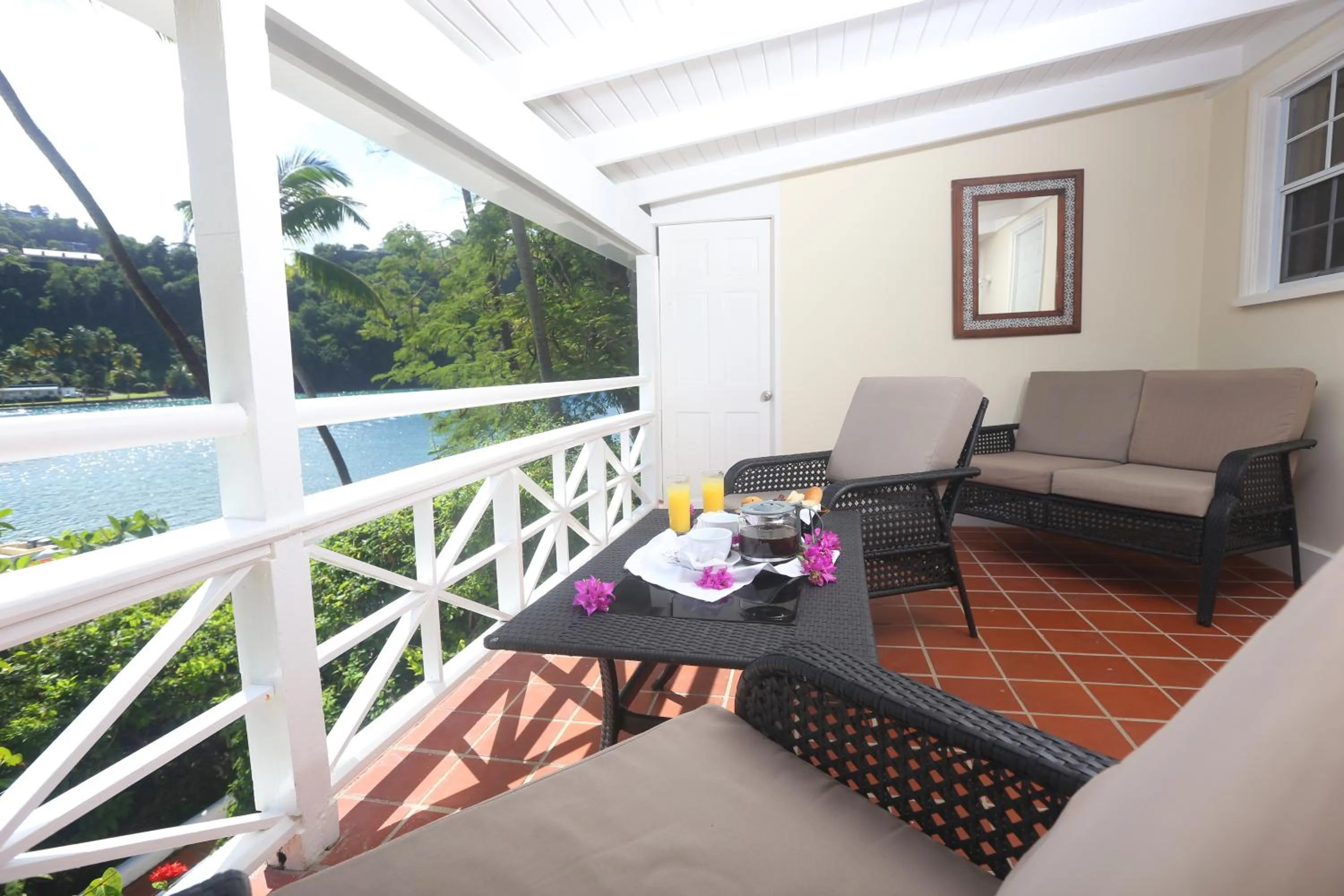 Sea view in Marigot Beach Club & Dive Resort