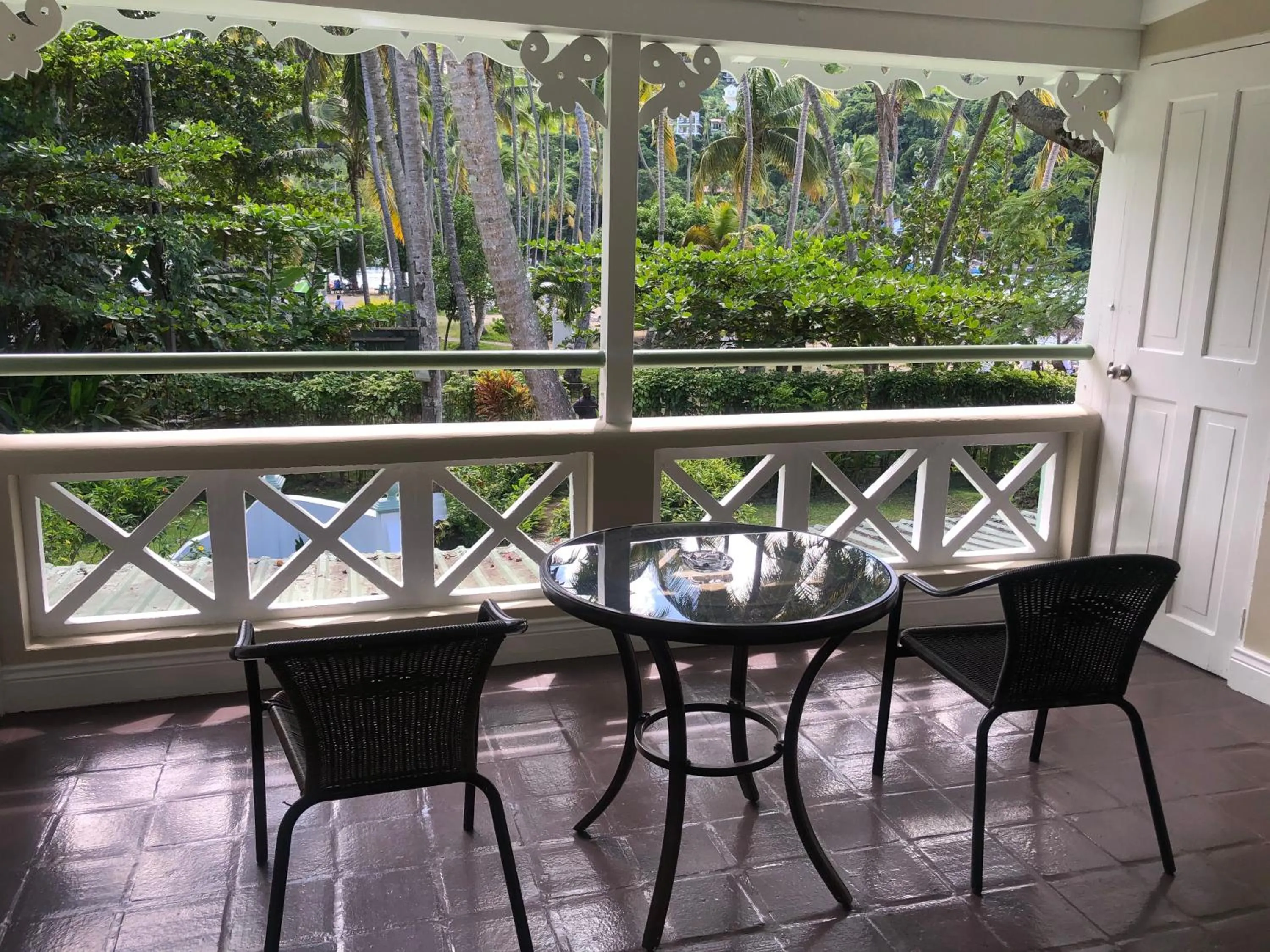 Balcony/Terrace in Marigot Beach Club & Dive Resort