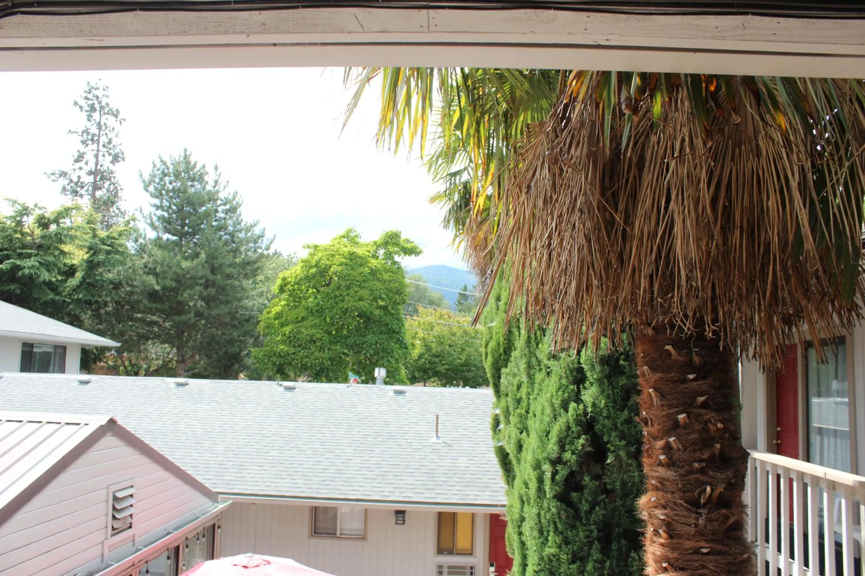 Inner courtyard view in Cedarwood Inn of Ashland