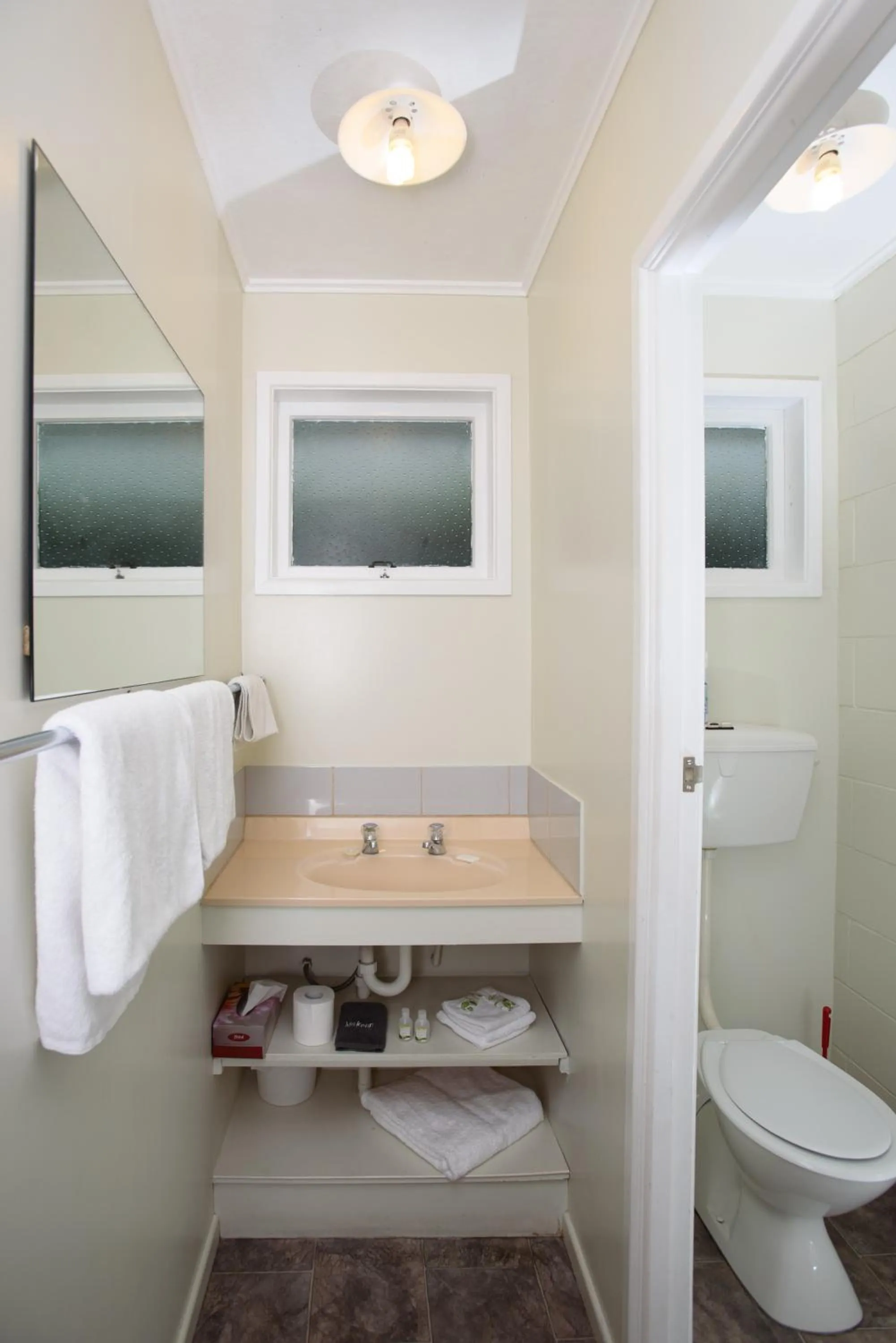 Toilet in Kauri Lodge Motel