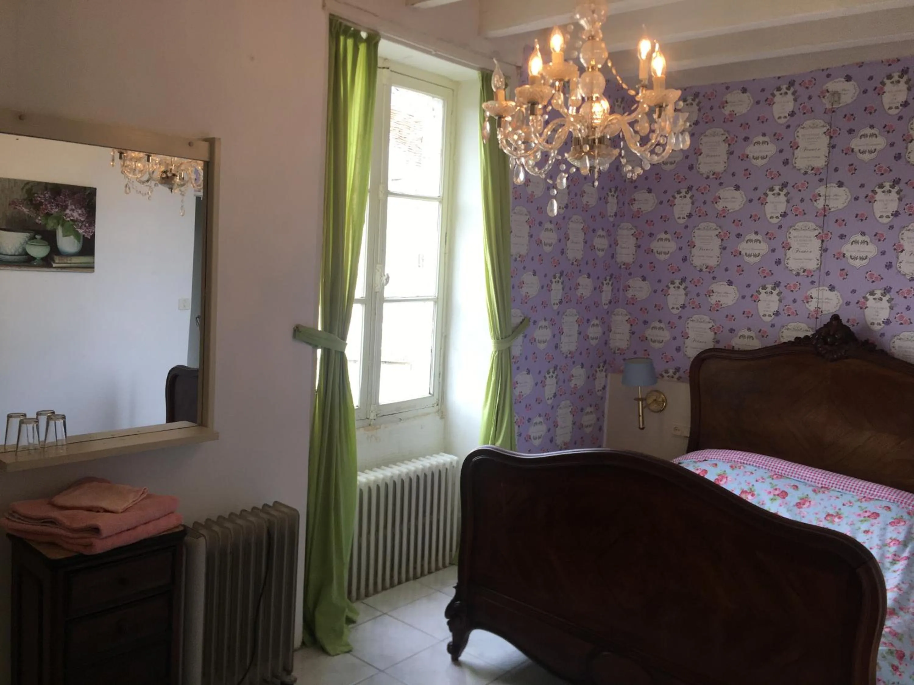 Bed in Chambres d'hotes La Chaumiere