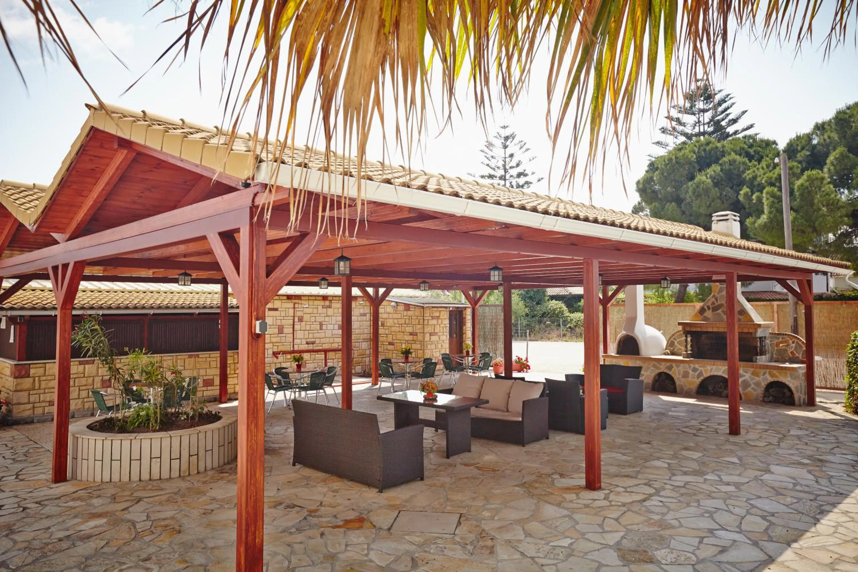 Patio in Pettas Apartments