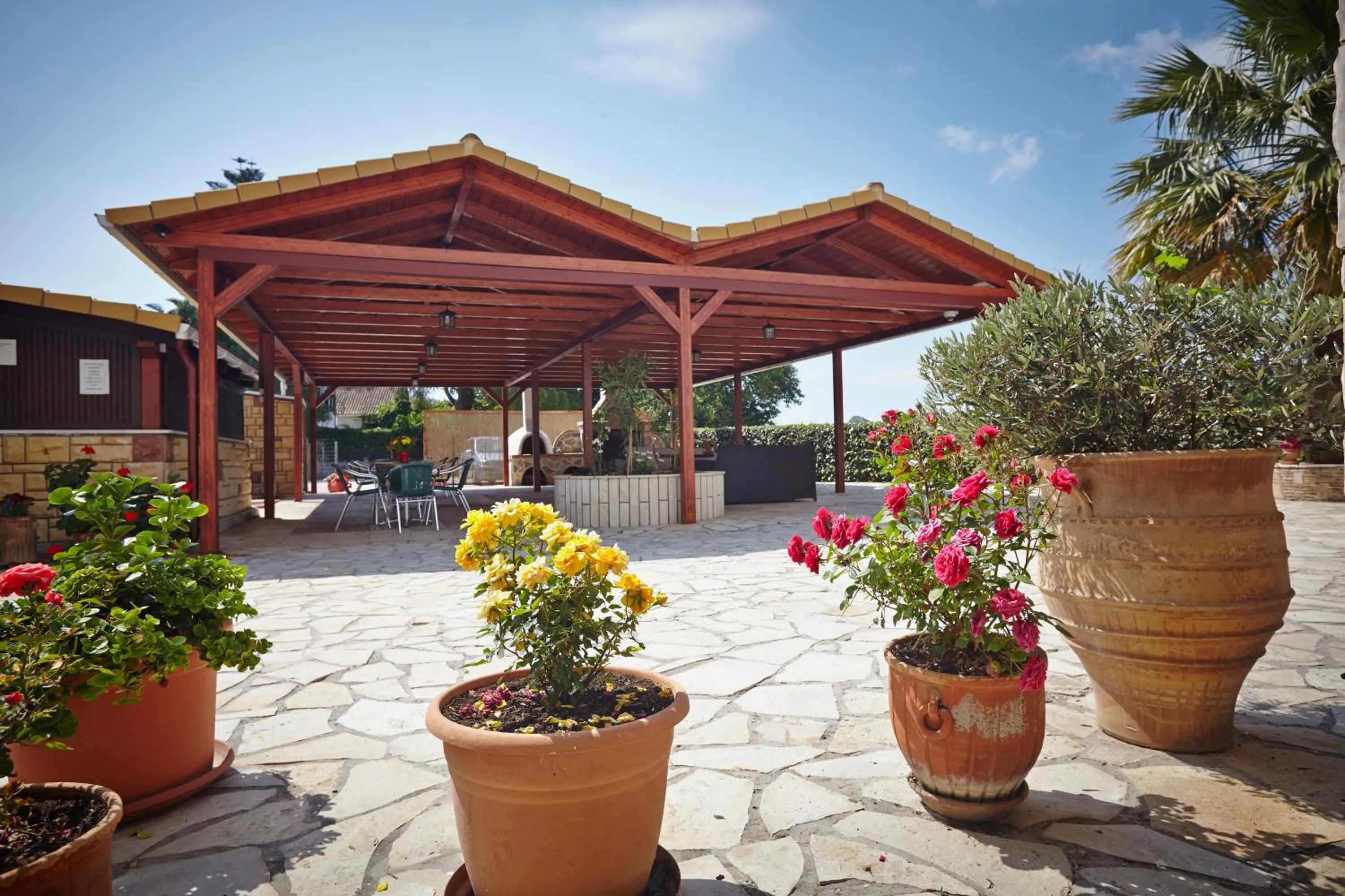Patio in Pettas Apartments