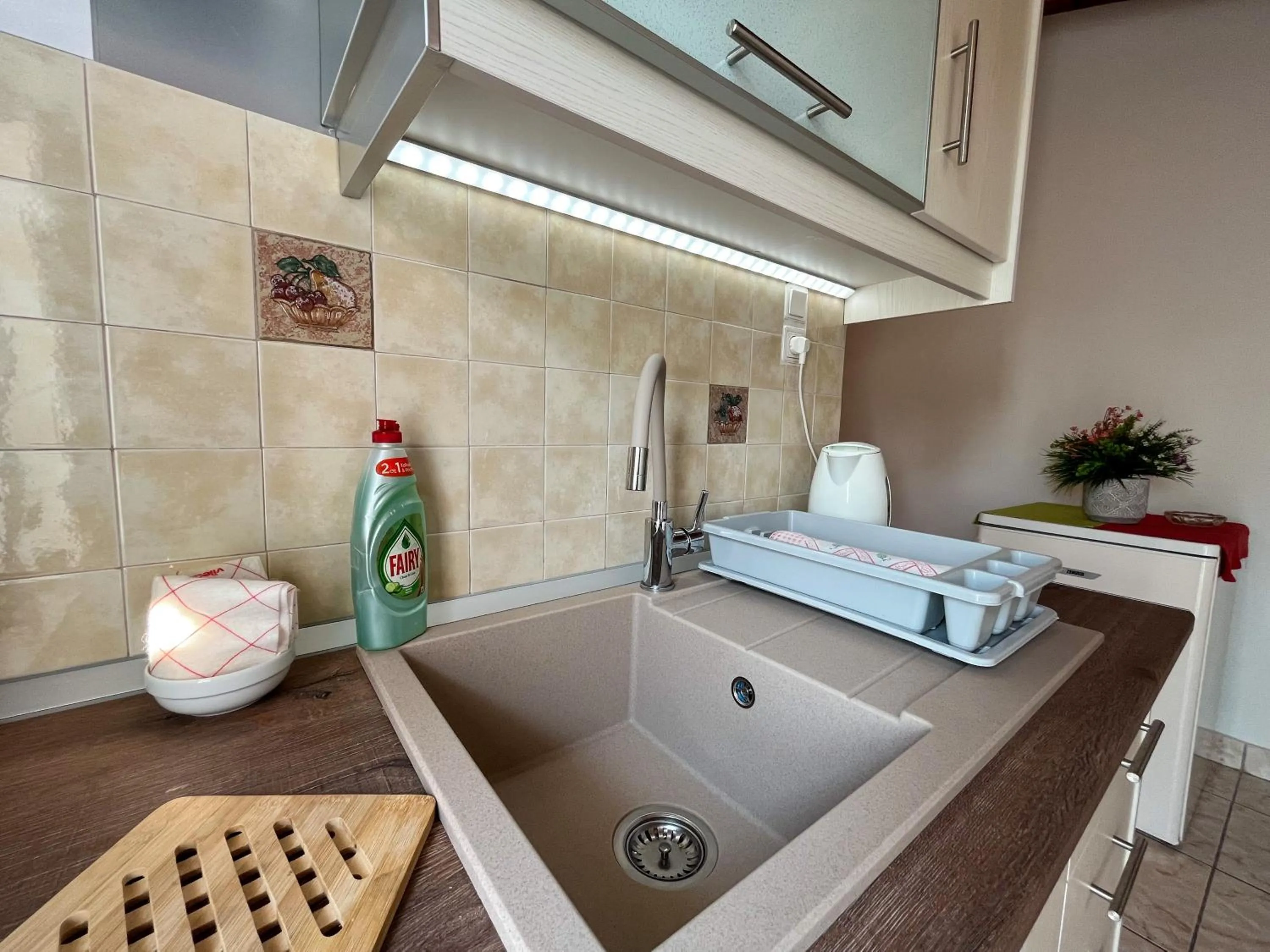 kitchen in Pettas Apartments