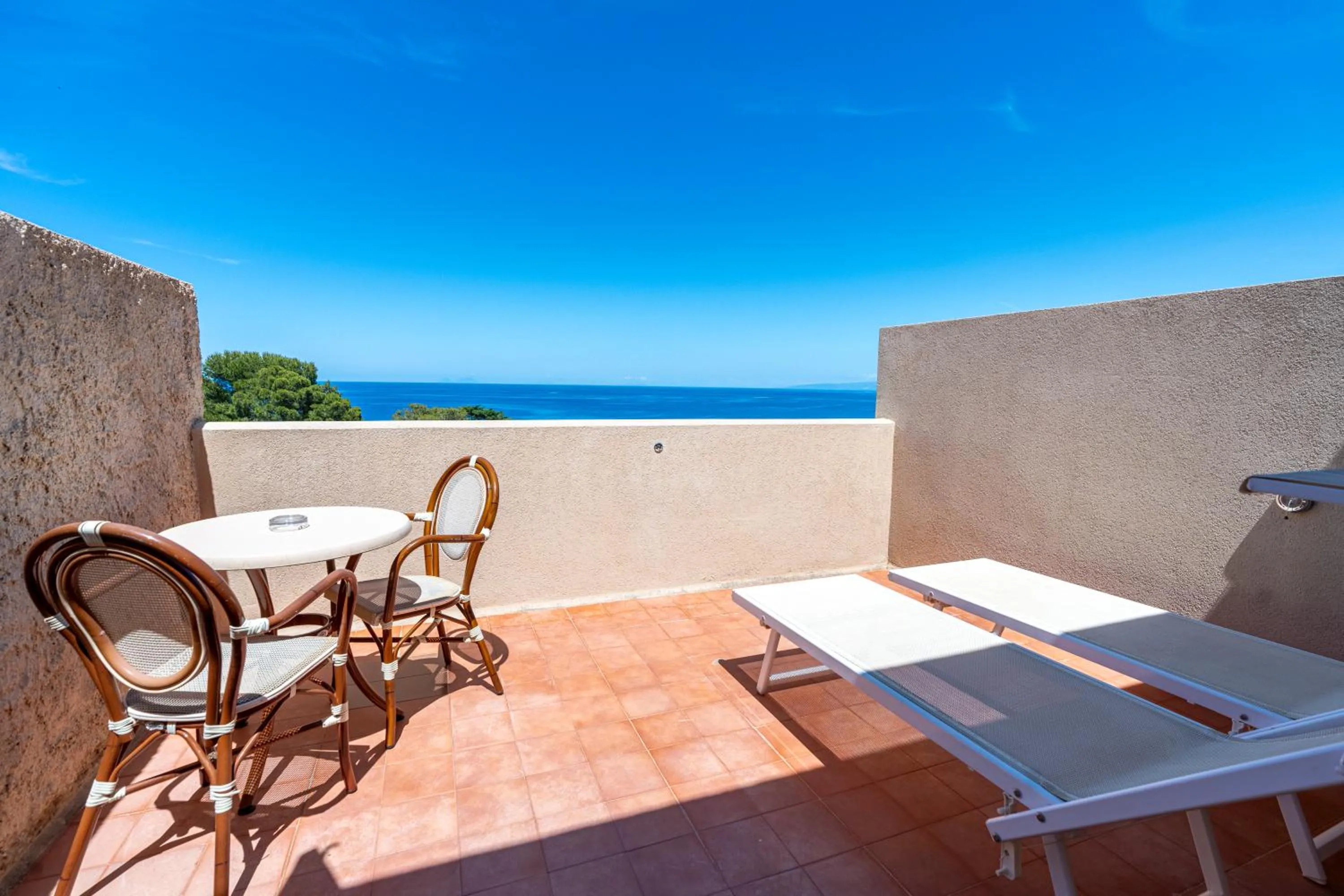 Balcony/Terrace in Mangia's Pollina Resort