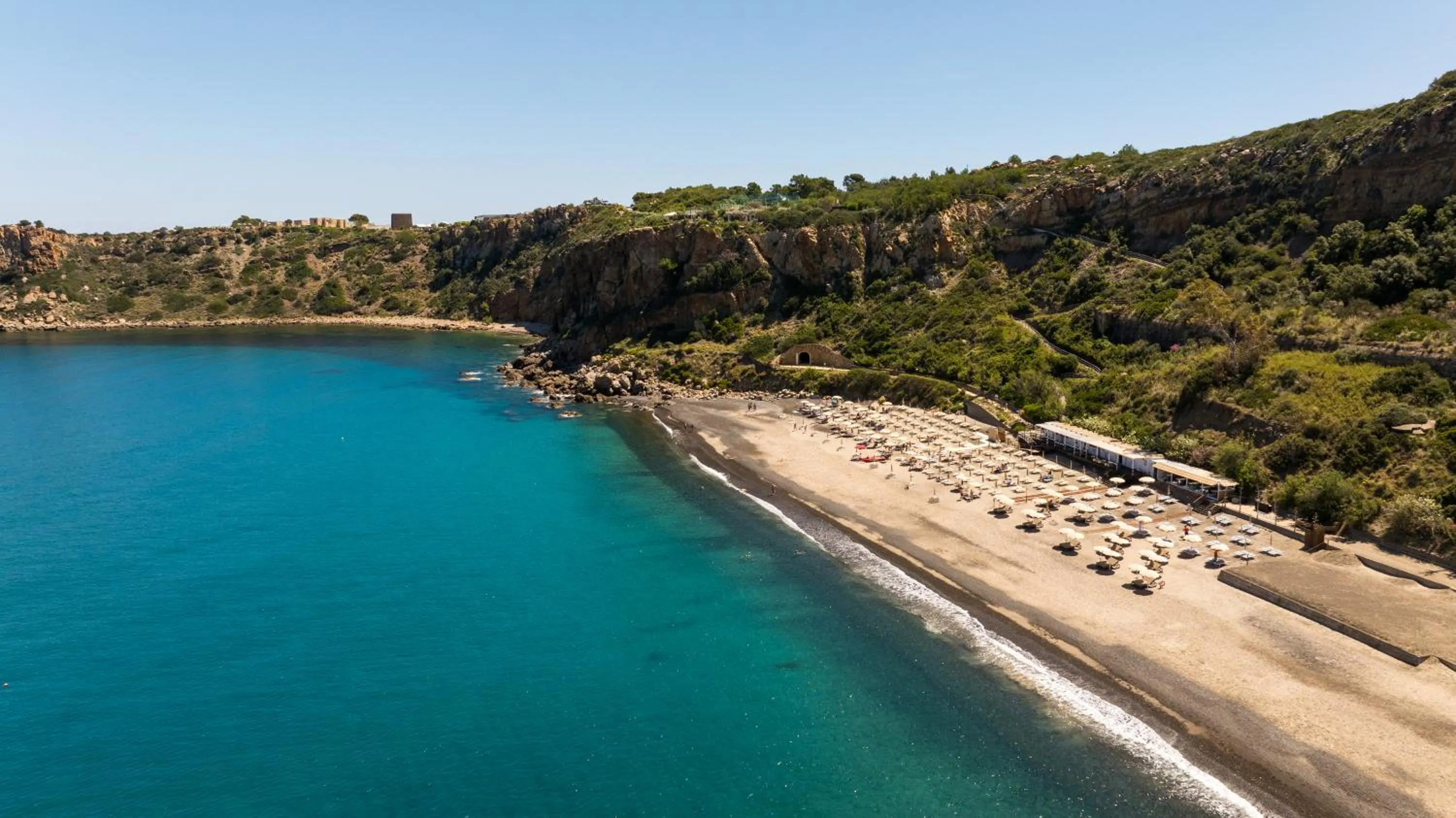 Beach in Mangia's Pollina Resort