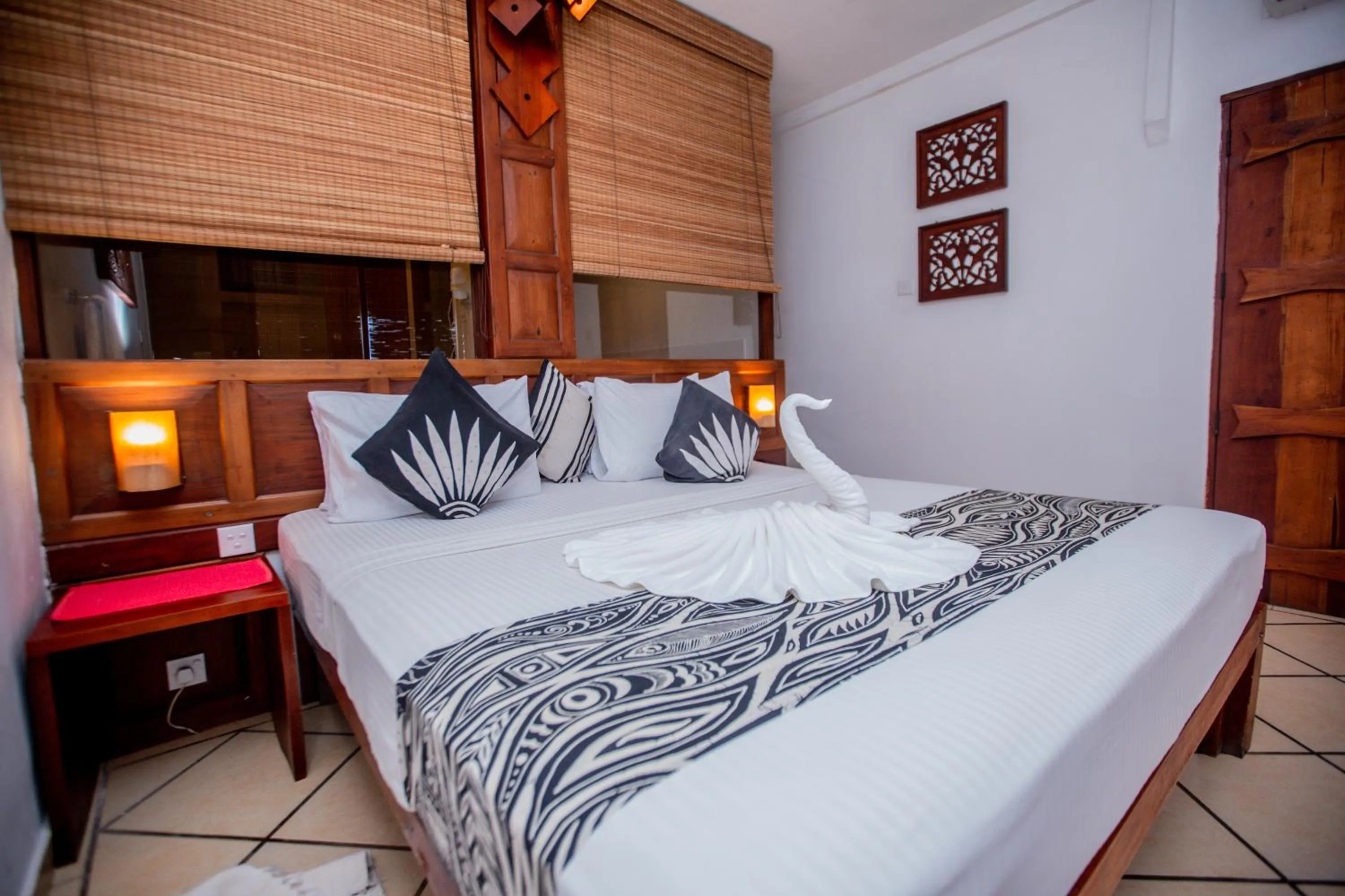 Bed in The Long Beach Resort & Spa