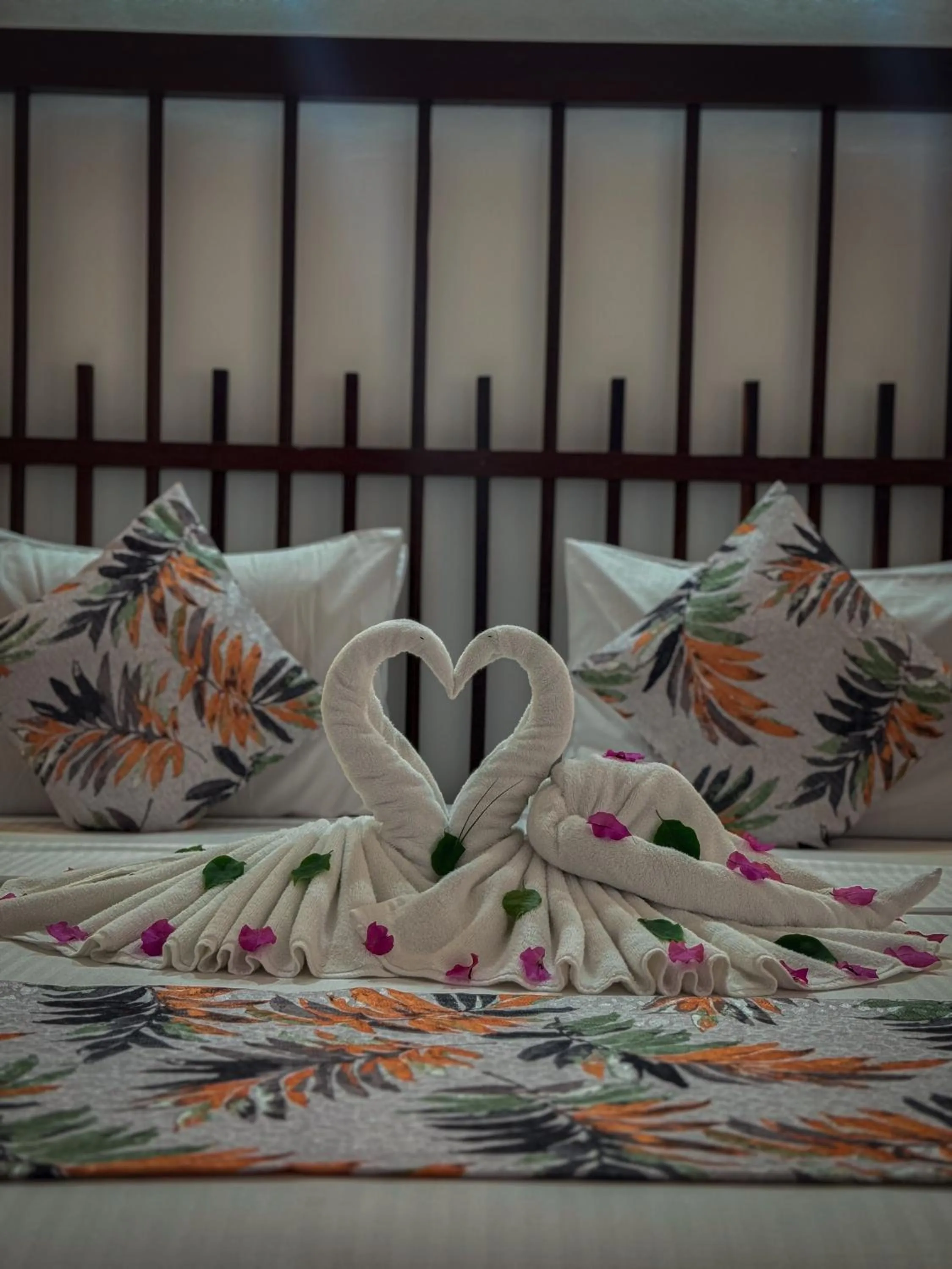 Bed in The Long Beach Resort & Spa