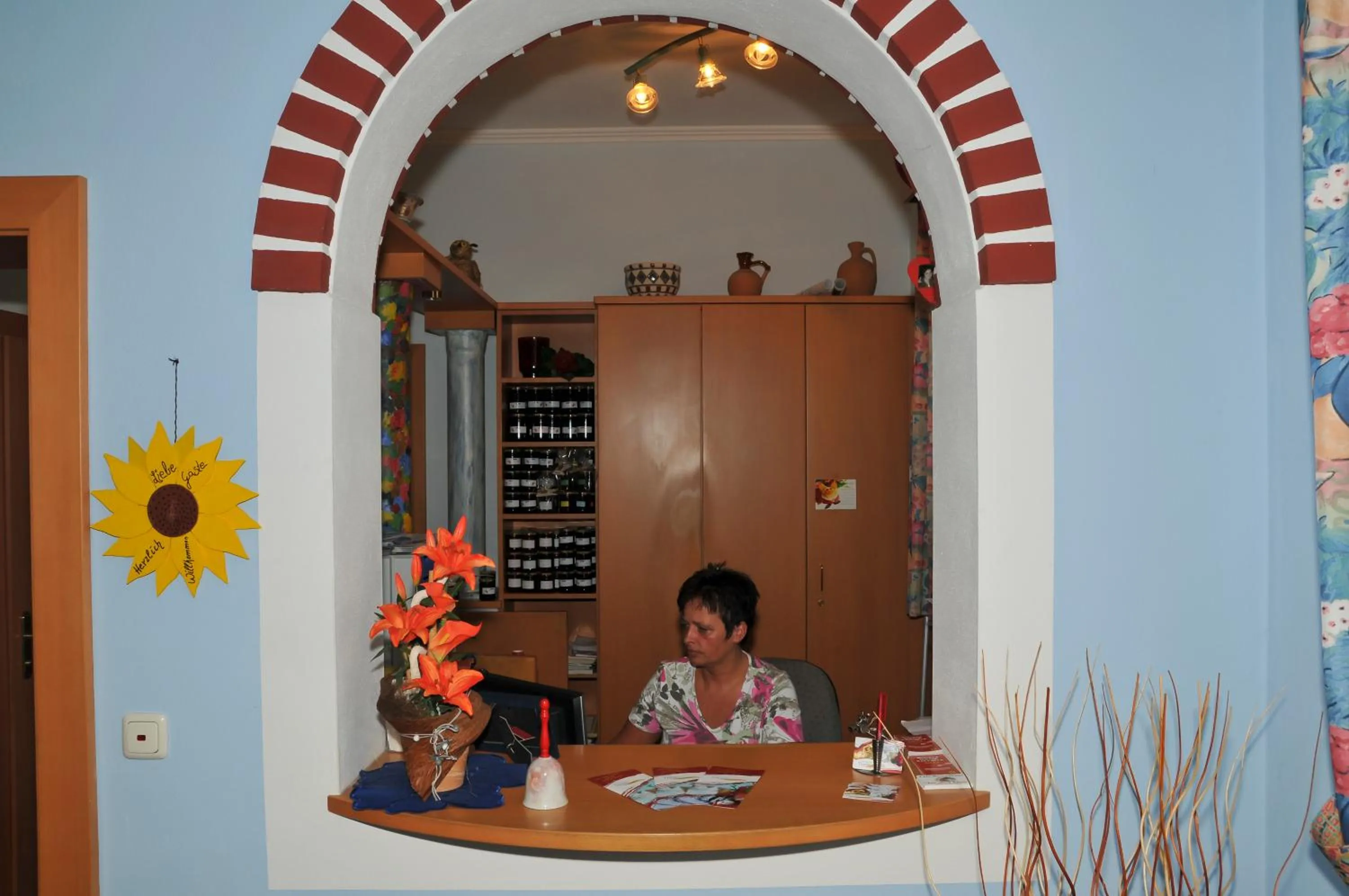 Lobby or reception in Pension Thermensonne