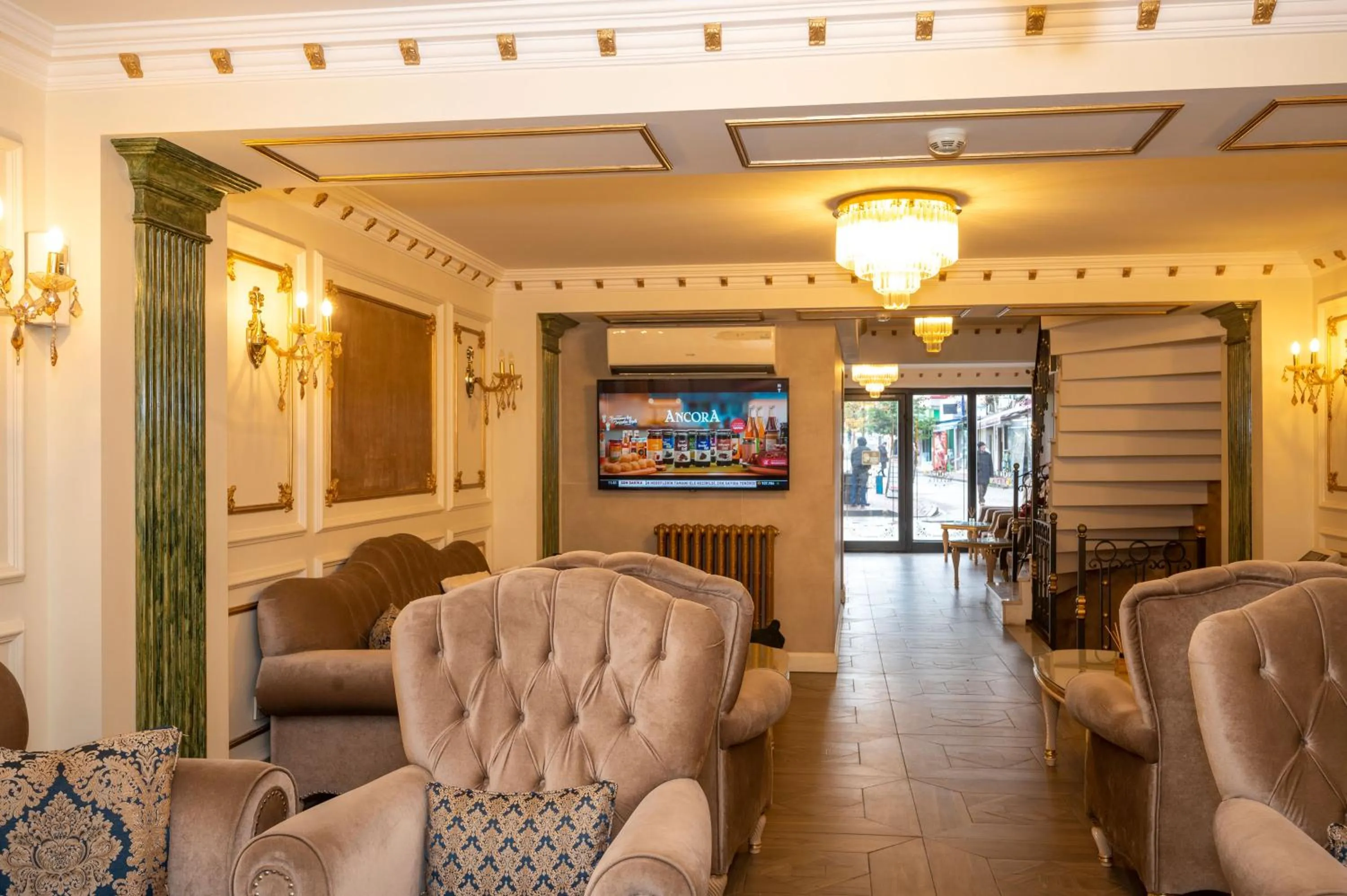 Lobby or reception in Hotel Melita