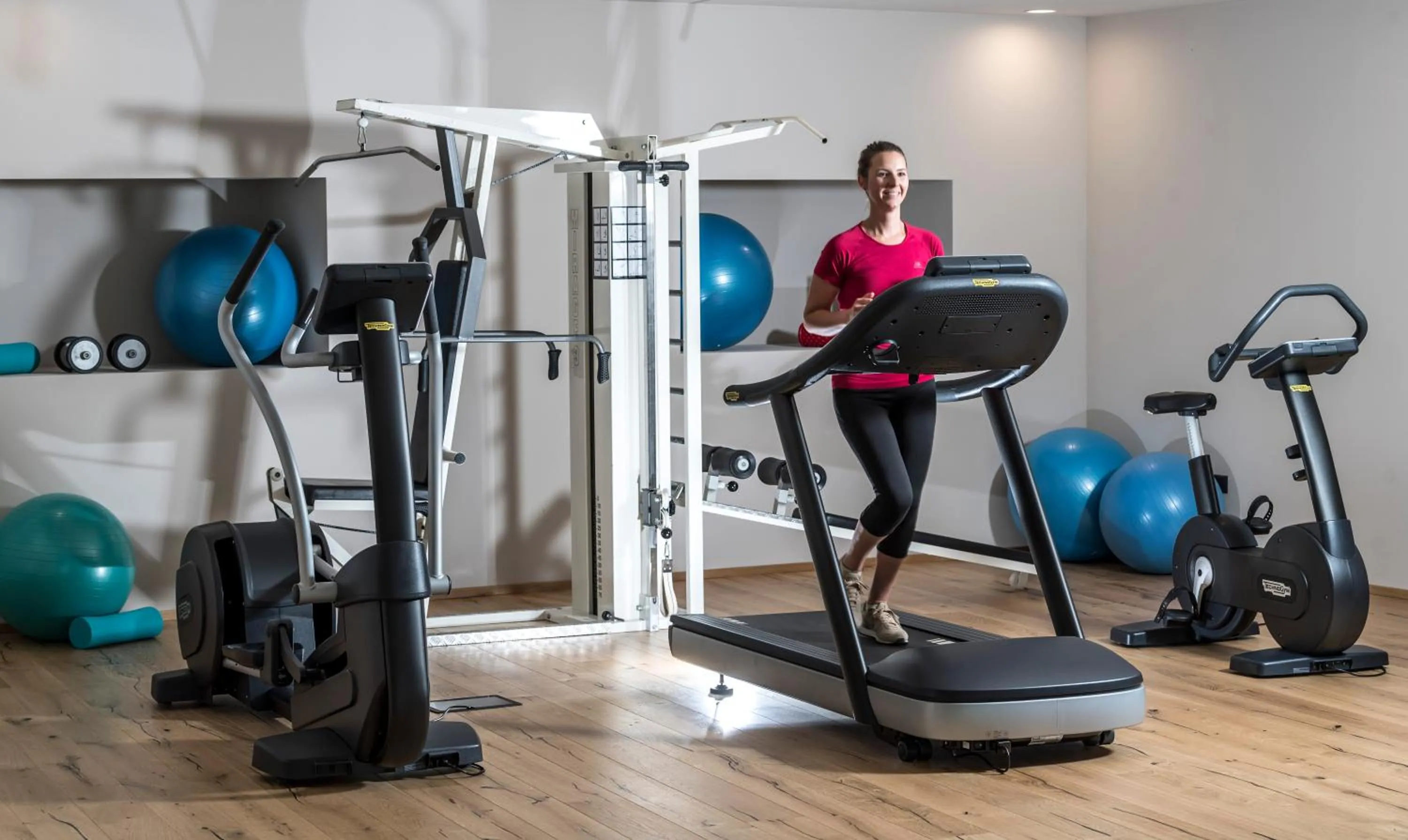 Fitness centre/facilities in Hotel Das Stachelburg